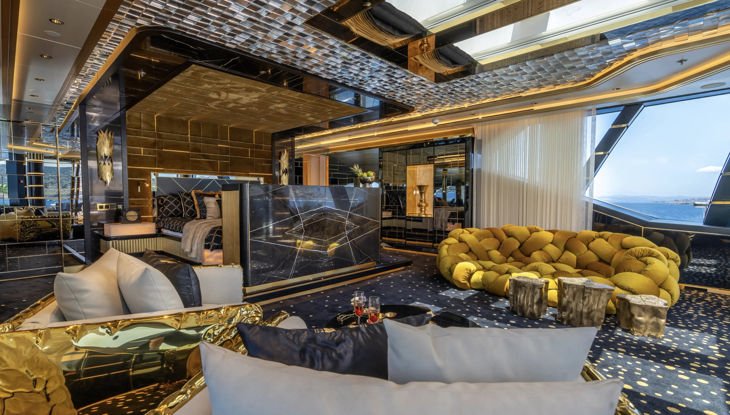 Leona, 80m new build superyacht, built by Bilgin Yachts, designed by H2 Yacht Design — photograph 25