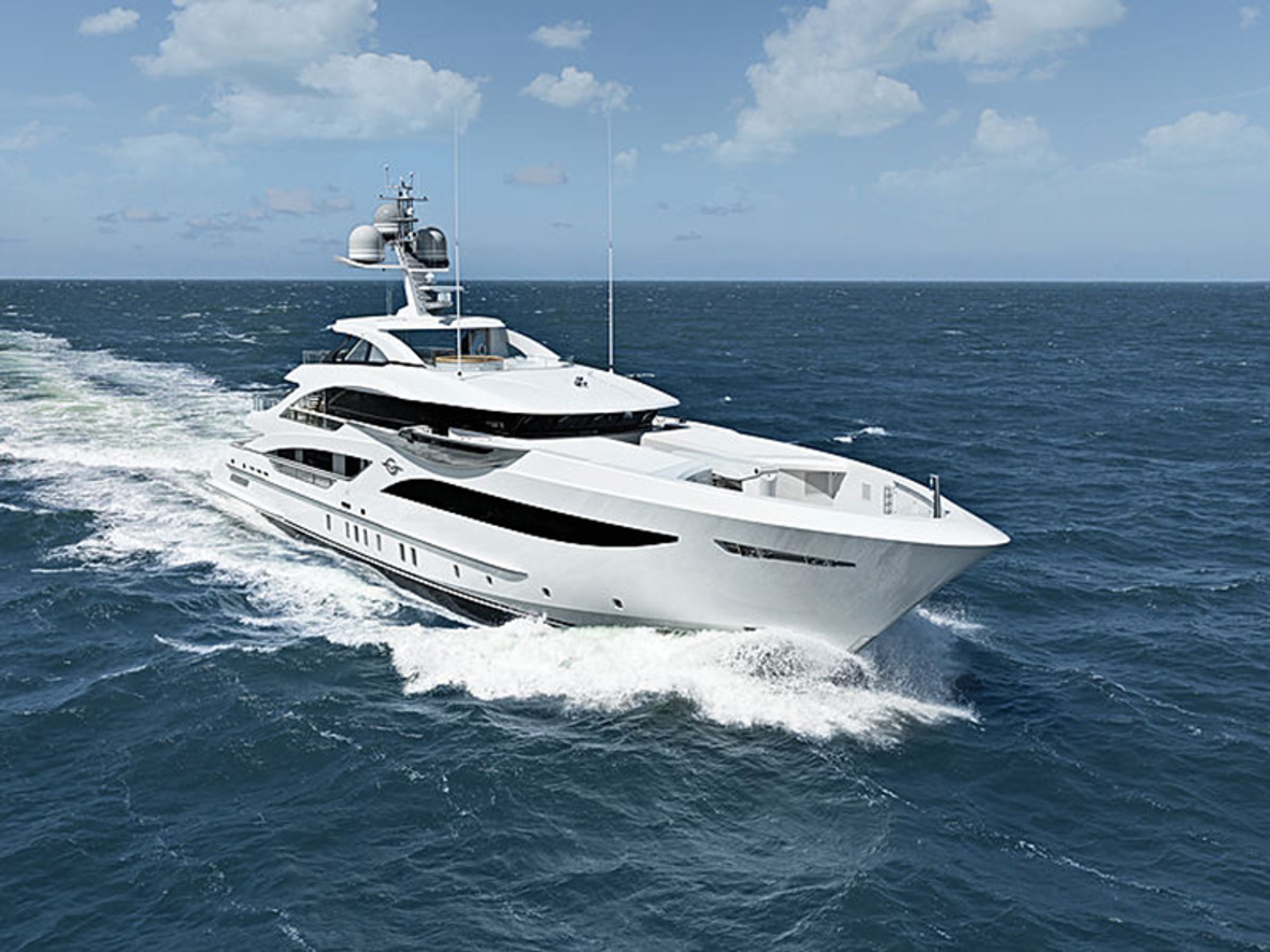 Galvas, 56m new build superyacht, built by Heesen Yachts, designed by H2 Yacht Design — photograph 7