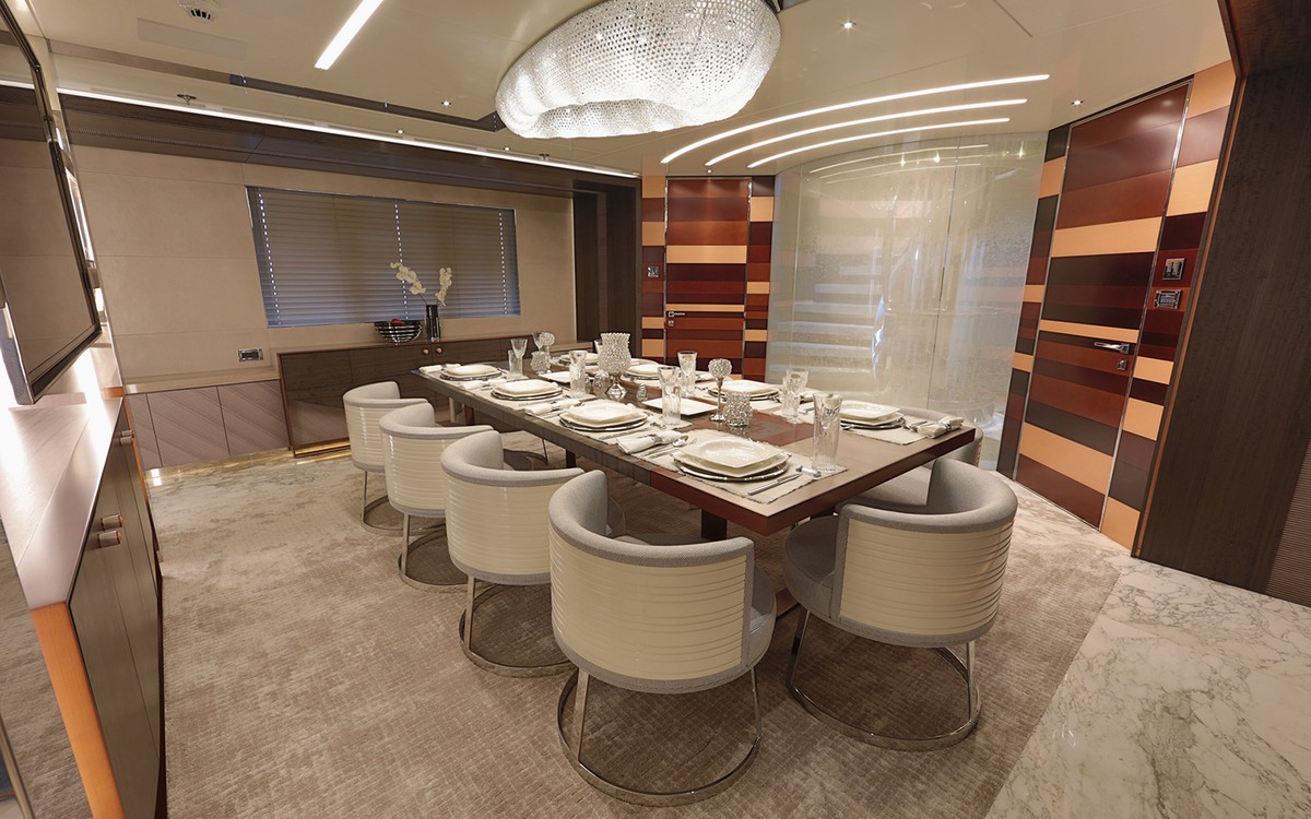Nerissa, 47.5m new build superyacht, built by Bilgin Yachts, designed by H2 Yacht Design — photograph 2