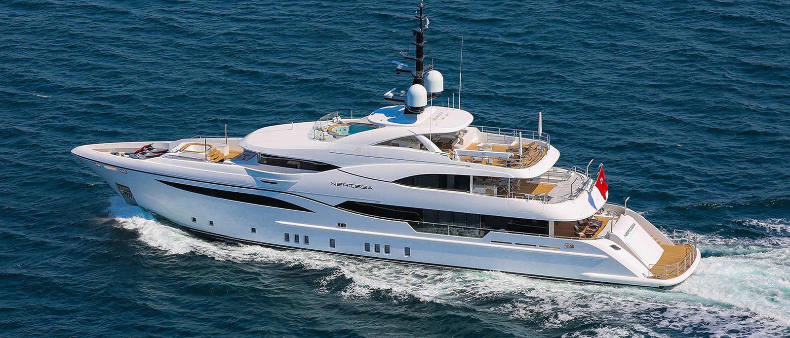 Nerissa, 47.5m new build superyacht, built by Bilgin Yachts, designed by H2 Yacht Design