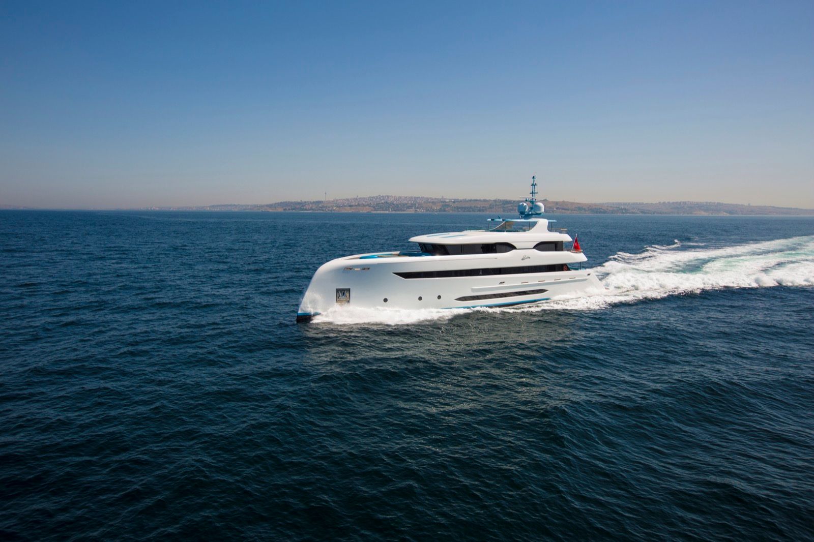 Elada, 45m new build superyacht, built by Bilgin Yachts, designed by H2 Yacht Design — photograph 1