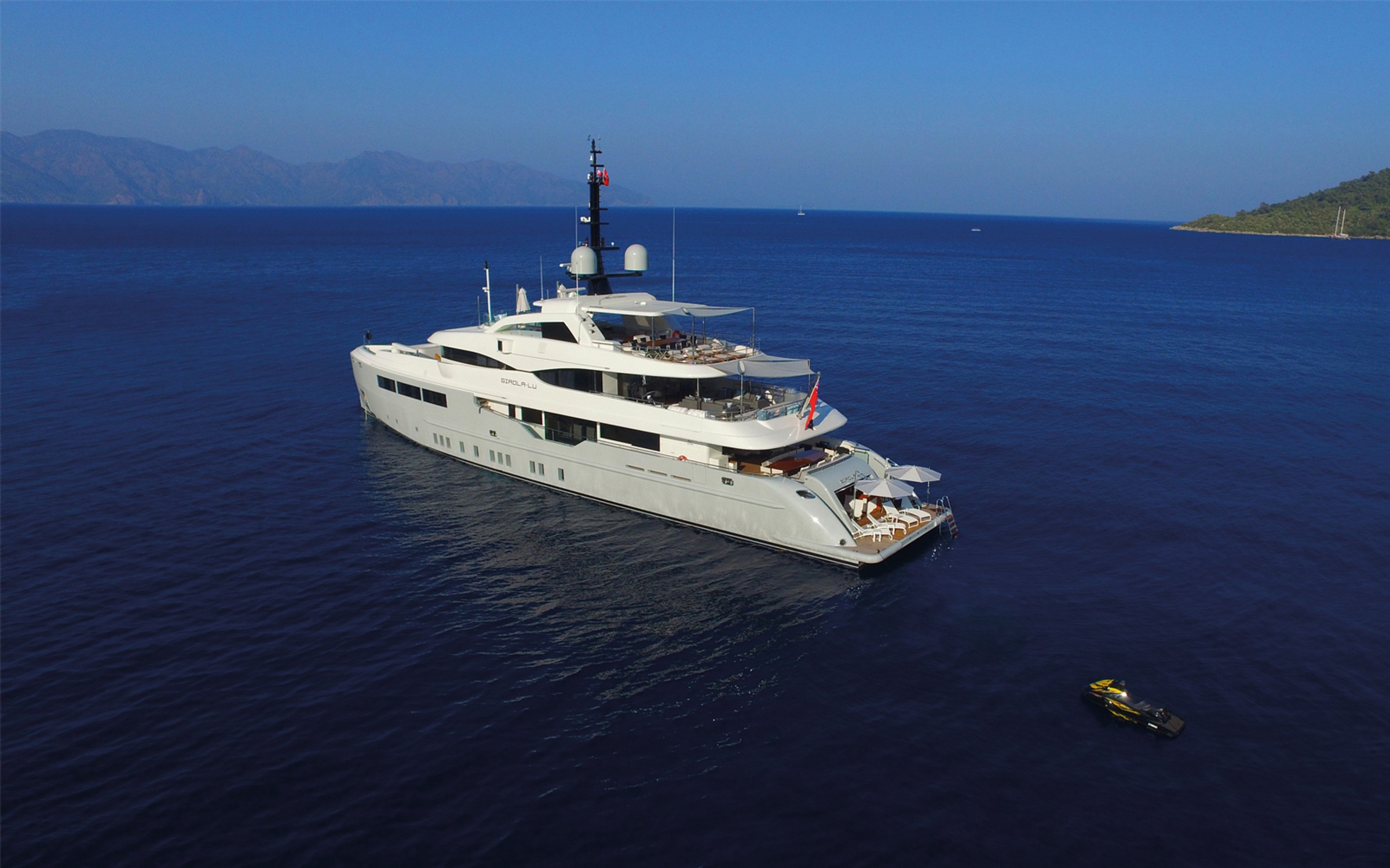 Giaola Lu, 47m new build superyacht, built by Bilgin Yachts, designed by H2 Yacht Design — photograph 1
