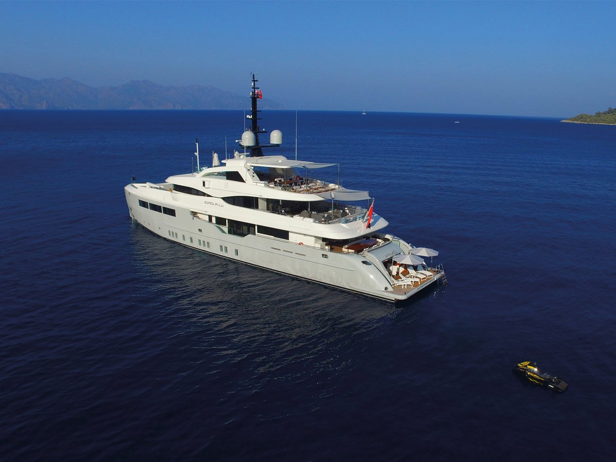 Giaola Lu, 47m new build superyacht, built by Bilgin Yachts, designed by H2 Yacht Design — photograph 1