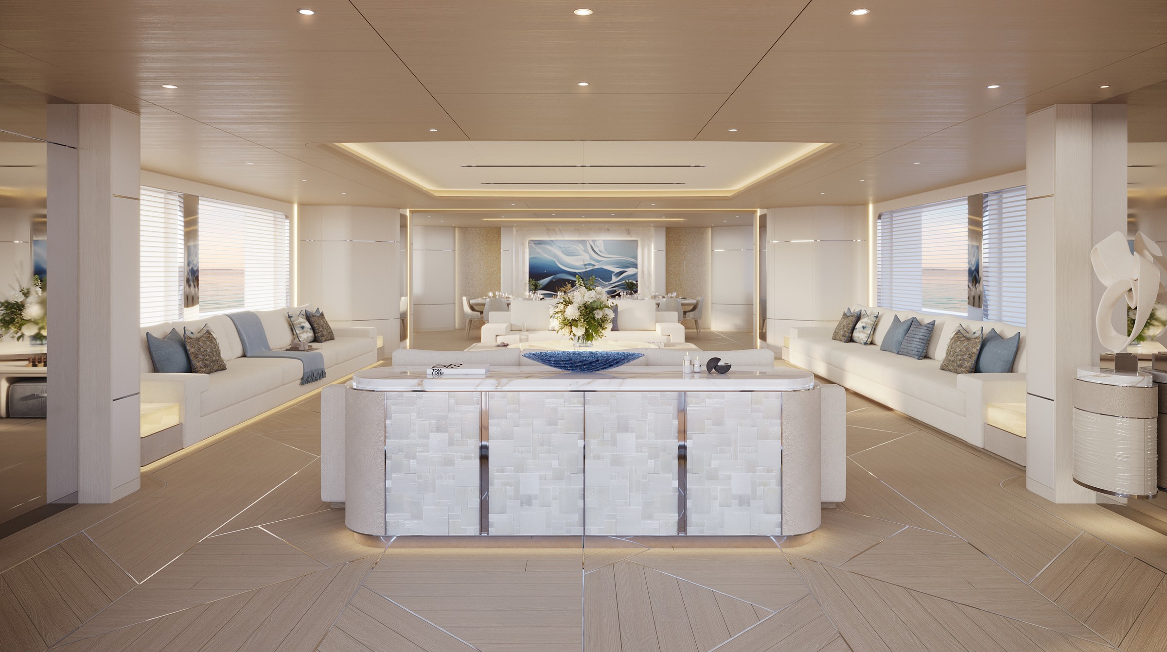 Bravo, 80m superyacht under construction, built by Turquoise Yachts, designed by H2 Yacht Design