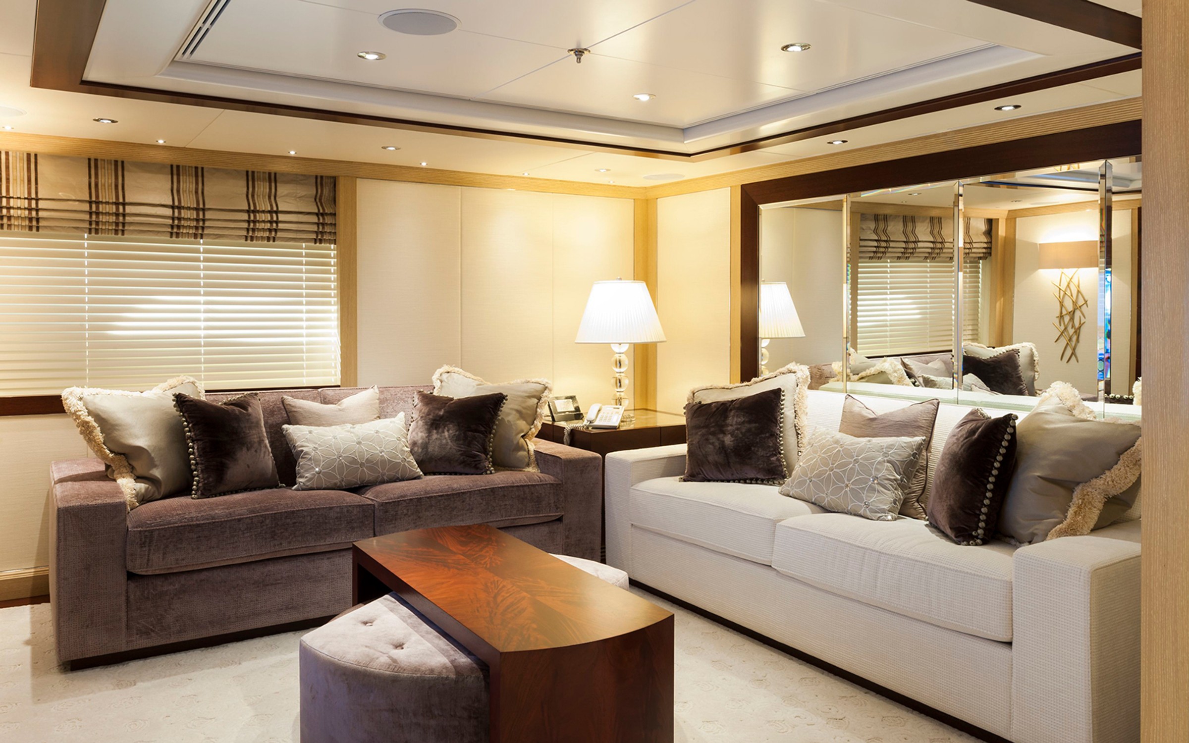 II Vagabondo, 65m superyacht refit, built by Dunya/Ursa, designed by H2 Yacht Design — photograph 13