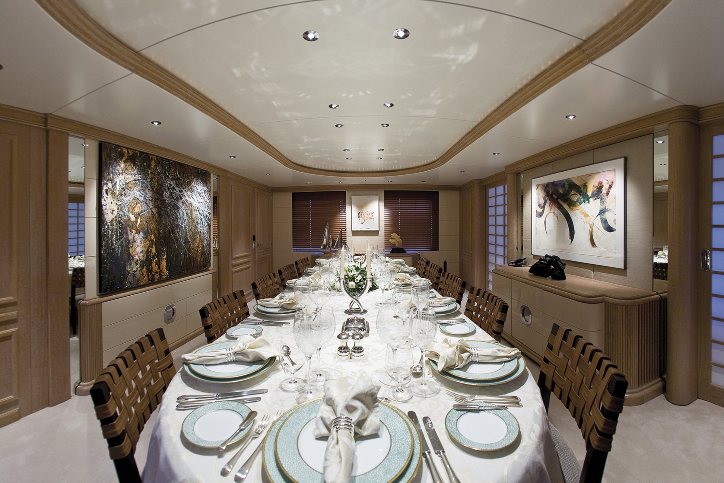 Va Bene, 48m superyacht refit, built by Pendennis, designed by H2 Yacht Design — photograph 1