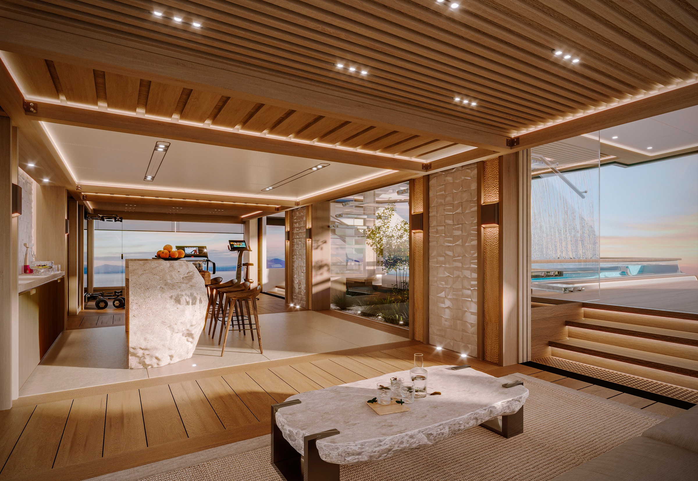 CASA, 80m superyacht concept, designed by H2 Yacht Design — photograph 16