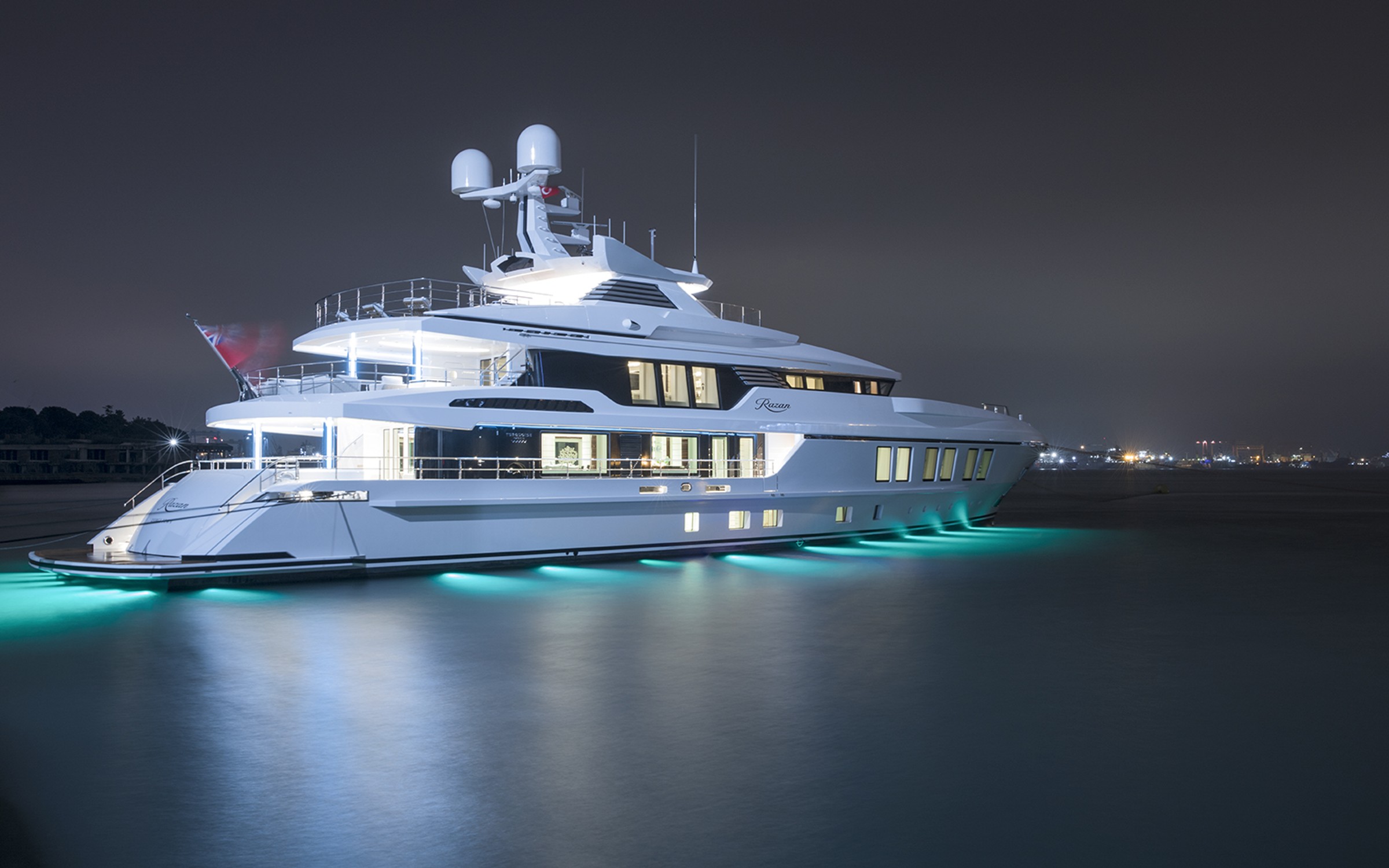 Razan, 47m new build superyacht, built by Turquoise Yachts, designed by H2 Yacht Design — photograph 25