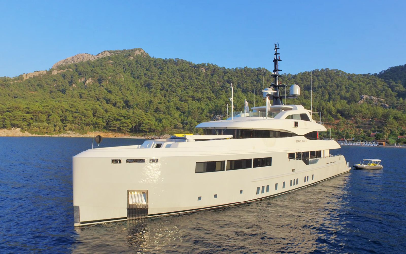 Giaola Lu, 47m new build superyacht, built by Bilgin Yachts, designed by H2 Yacht Design — photograph 2