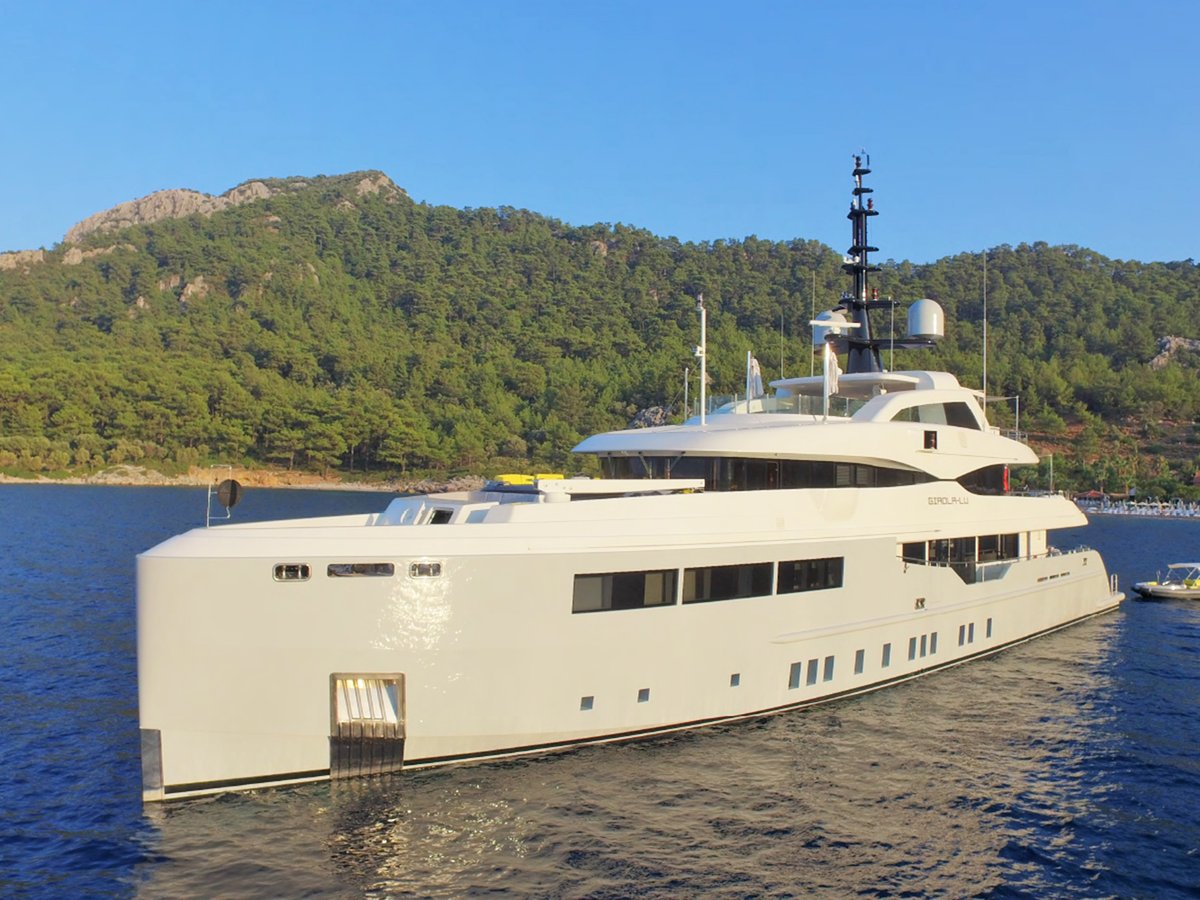 Giaola Lu, 47m new build superyacht, built by Bilgin Yachts, designed by H2 Yacht Design — photograph 2