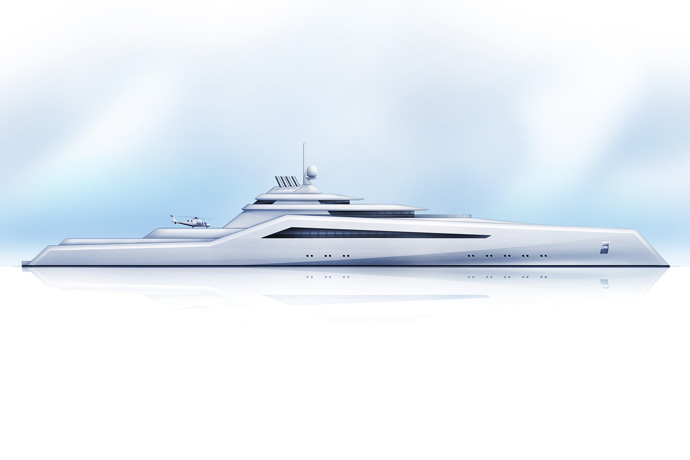Transporter, 200.00m superyacht concept, designed by H2 Yacht Design — photograph 4