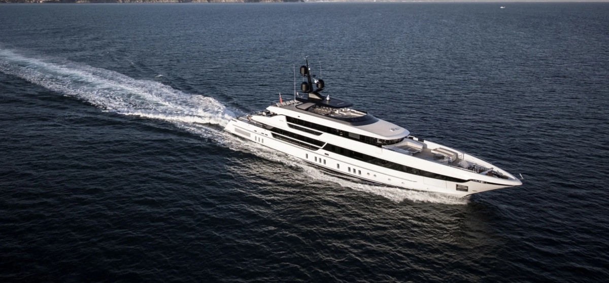 Amouaje, 52m new build superyacht, built by Sanlorenzo, designed by H2 Yacht Design — photograph 3