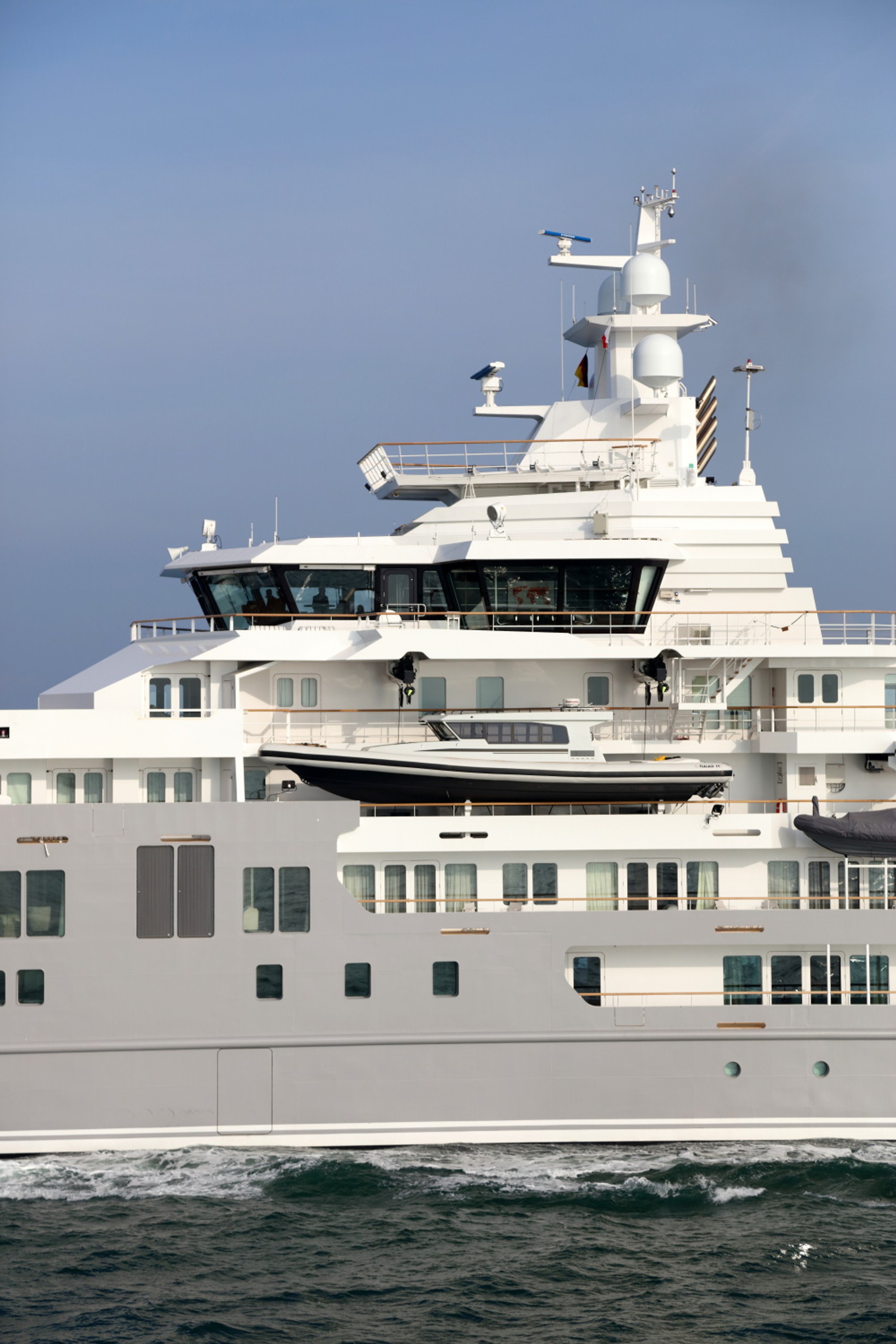 Andromeda, 107m new build superyacht, built by Kleven, designed by H2 Yacht Design — photograph 4