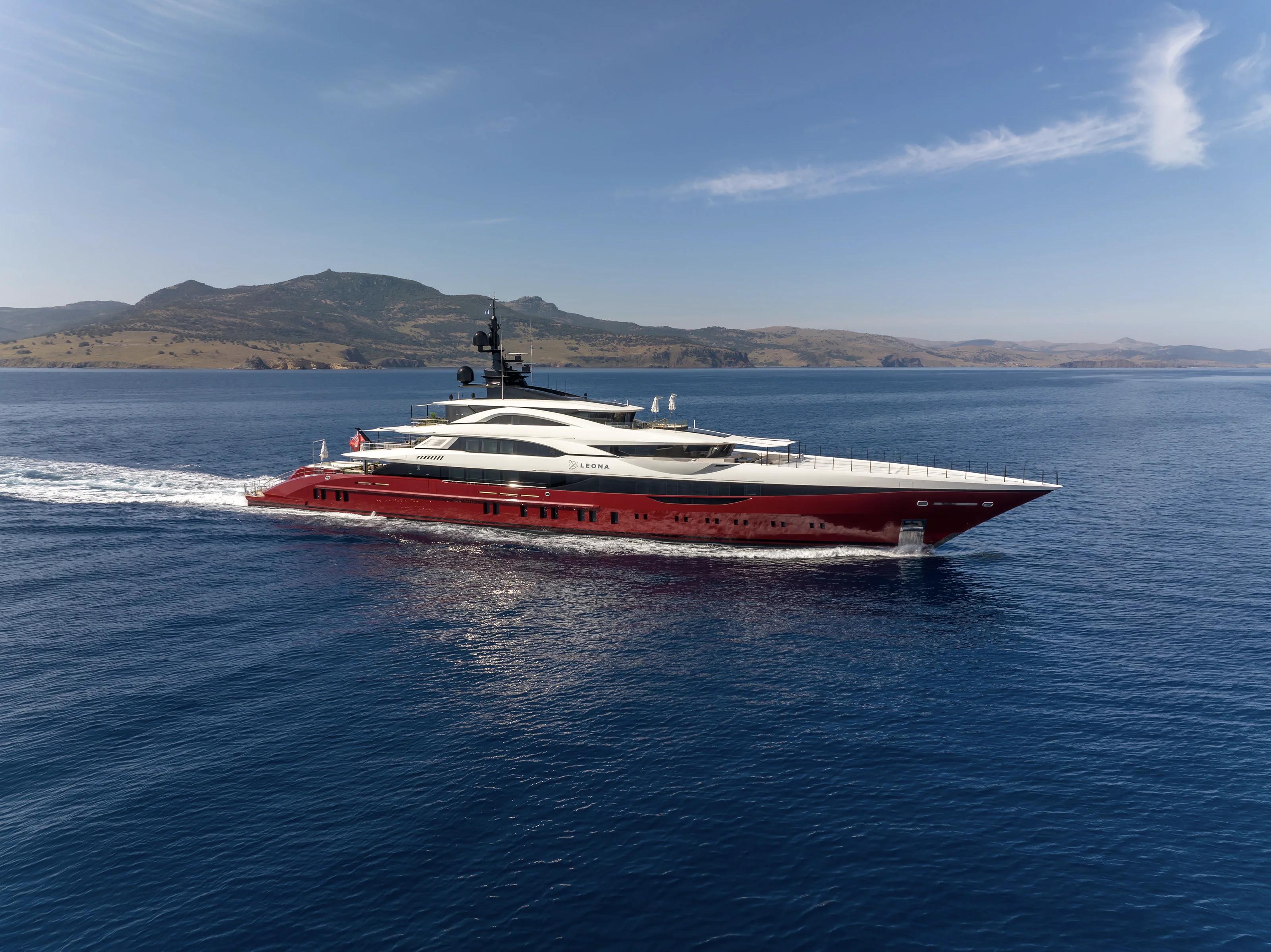Leona, 80m new build superyacht, built by Bilgin Yachts, designed by H2 Yacht Design
