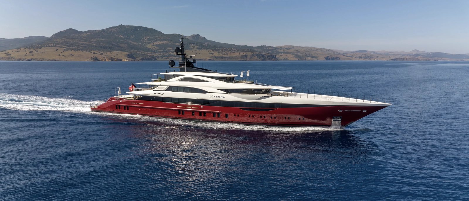 Leona, 80m new build superyacht, built by Bilgin Yachts, designed by H2 Yacht Design