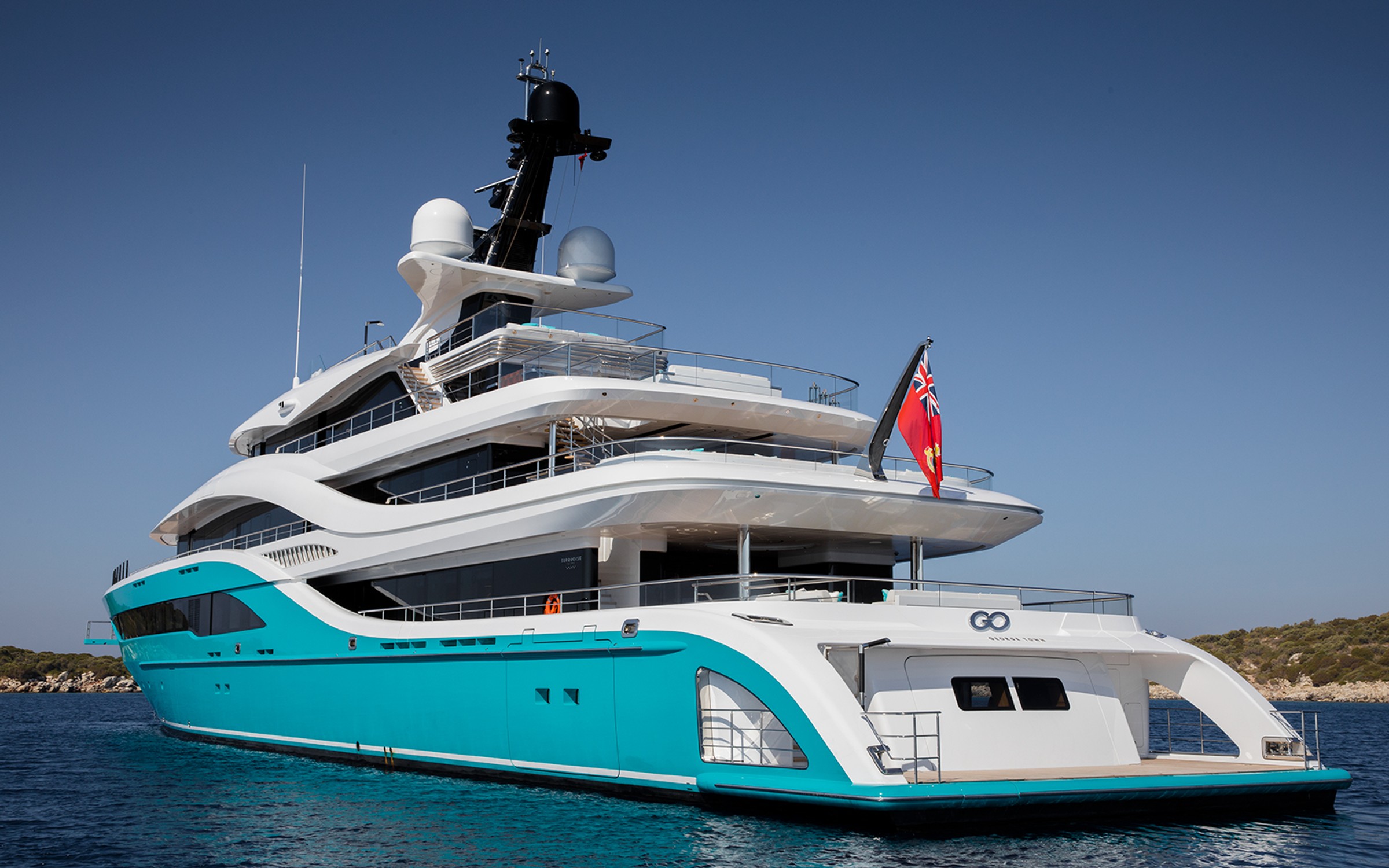 Go, 77m new build superyacht, built by Turquoise Yachts, designed by H2 Yacht Design — photograph 7