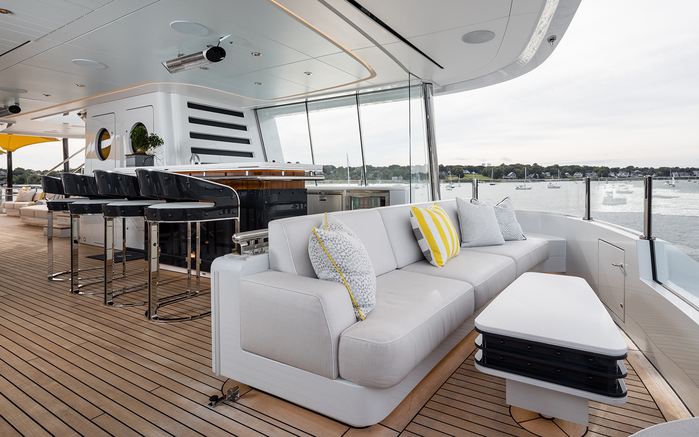 Scout, 64m new build superyacht, built by Hakvoort, designed by H2 Yacht Design — photograph 13