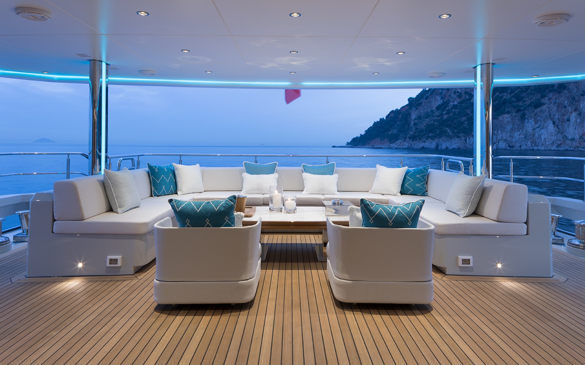 Razan, 47m new build superyacht, built by Turquoise Yachts, designed by H2 Yacht Design — photograph 10