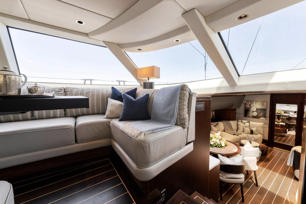 Dakota, 39m superyacht refit, built by Fitzroy Yachts, designed by H2 Yacht Design — photograph 17