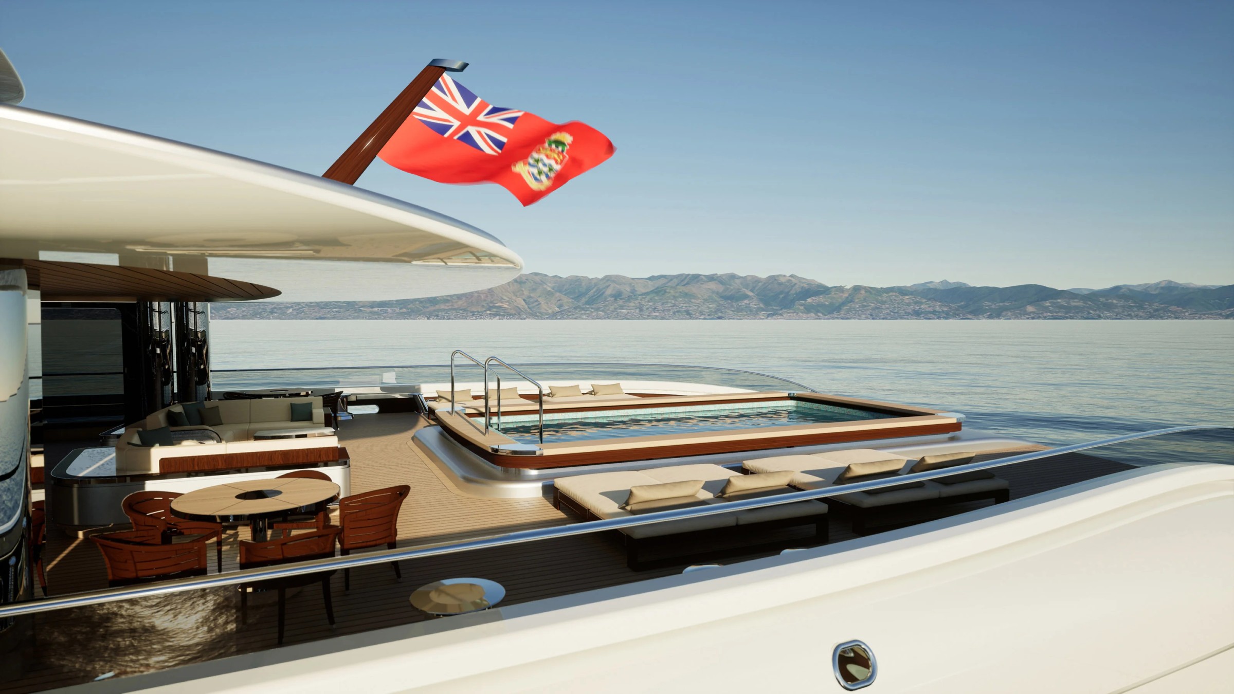 Zephyr, 115m superyacht concept, built by Dorries Yachts, designed by H2 Yacht Design — photograph 10