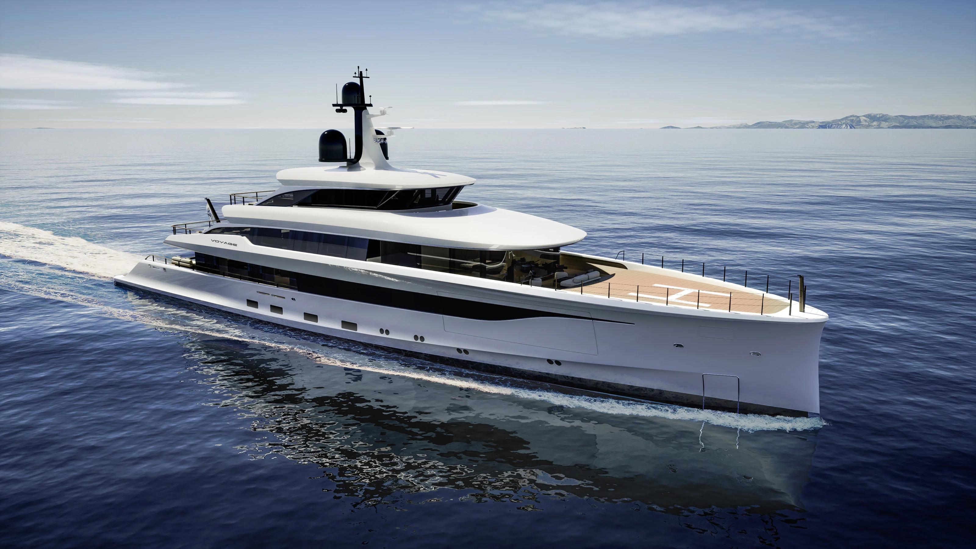 Voyage, 56.5m superyacht concept, designed by H2 Yacht Design
