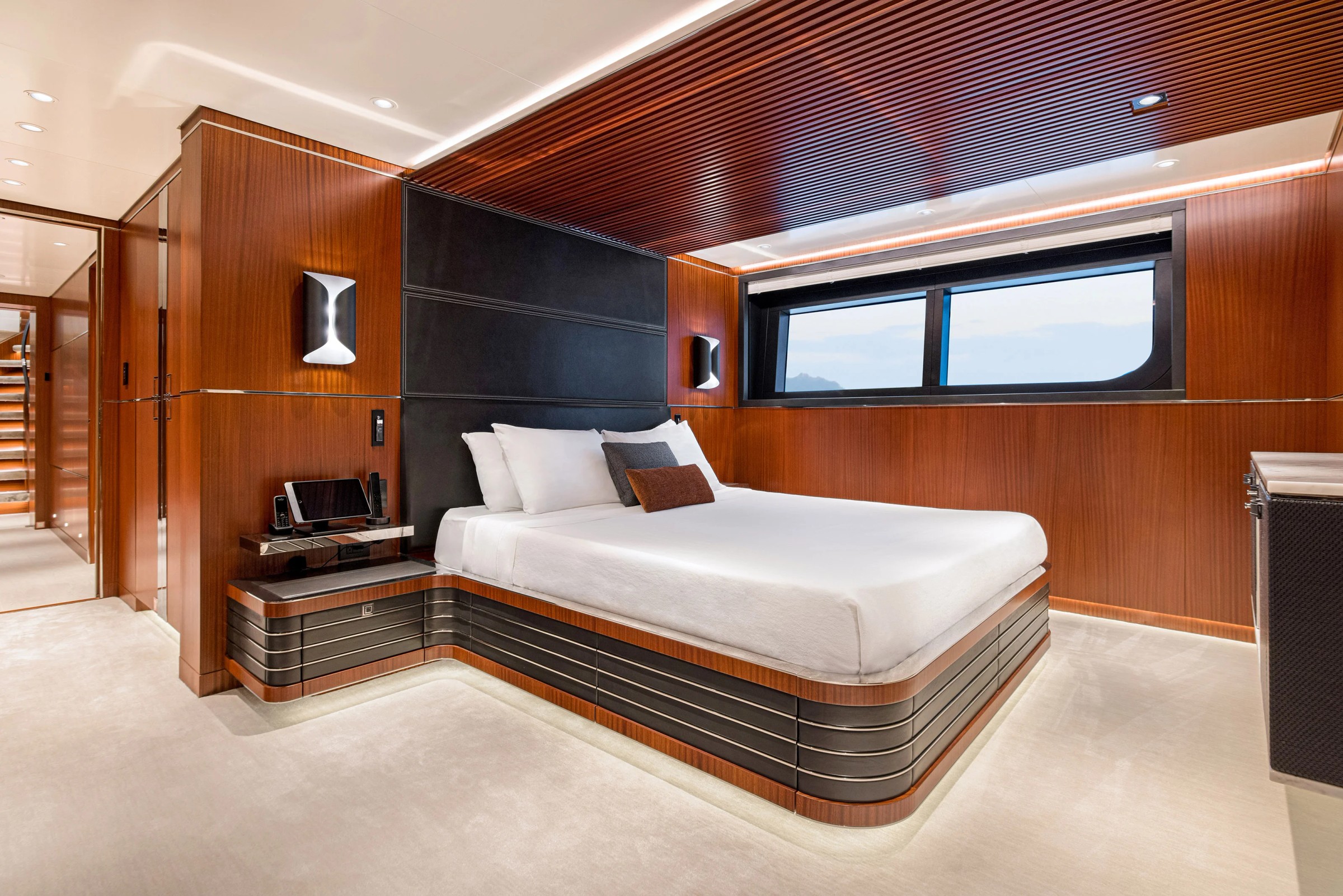 Danzante Bay, 50m new build superyacht, built by Crescent Custom Yachts, designed by H2 Yacht Design — photograph 10