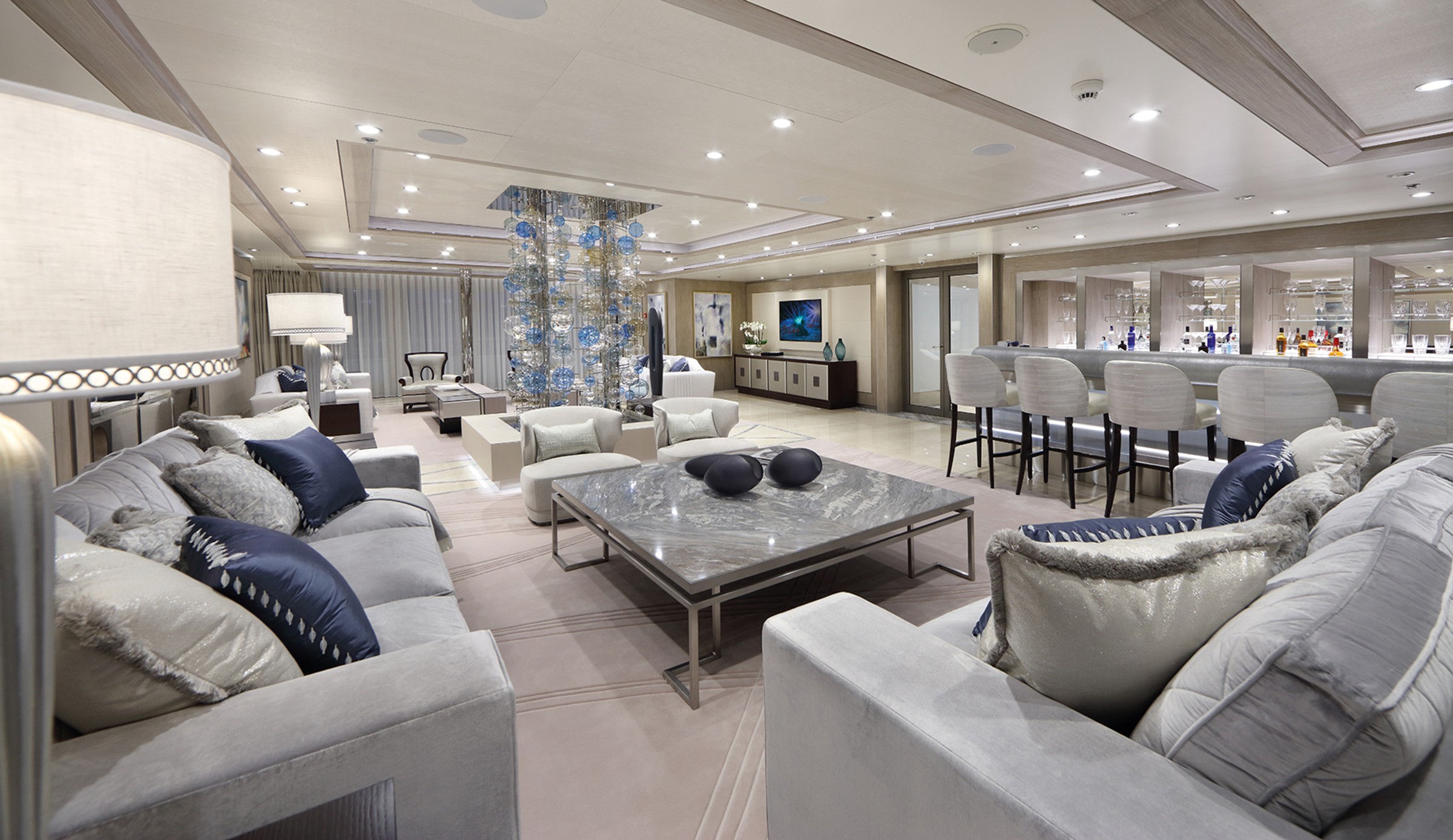 Andromeda, 107m new build superyacht, built by Kleven, designed by H2 Yacht Design — photograph 22