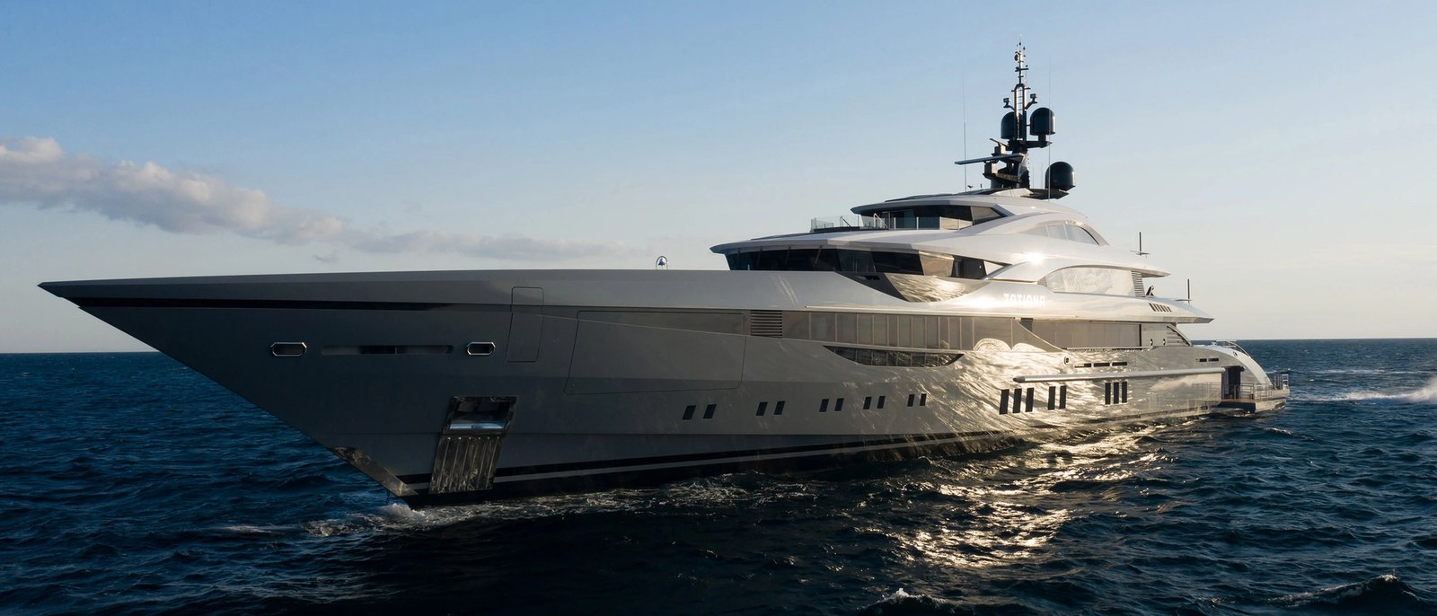 Tatiana, 80m new build superyacht, built by Bilgin Yachts, designed by H2 Yacht Design