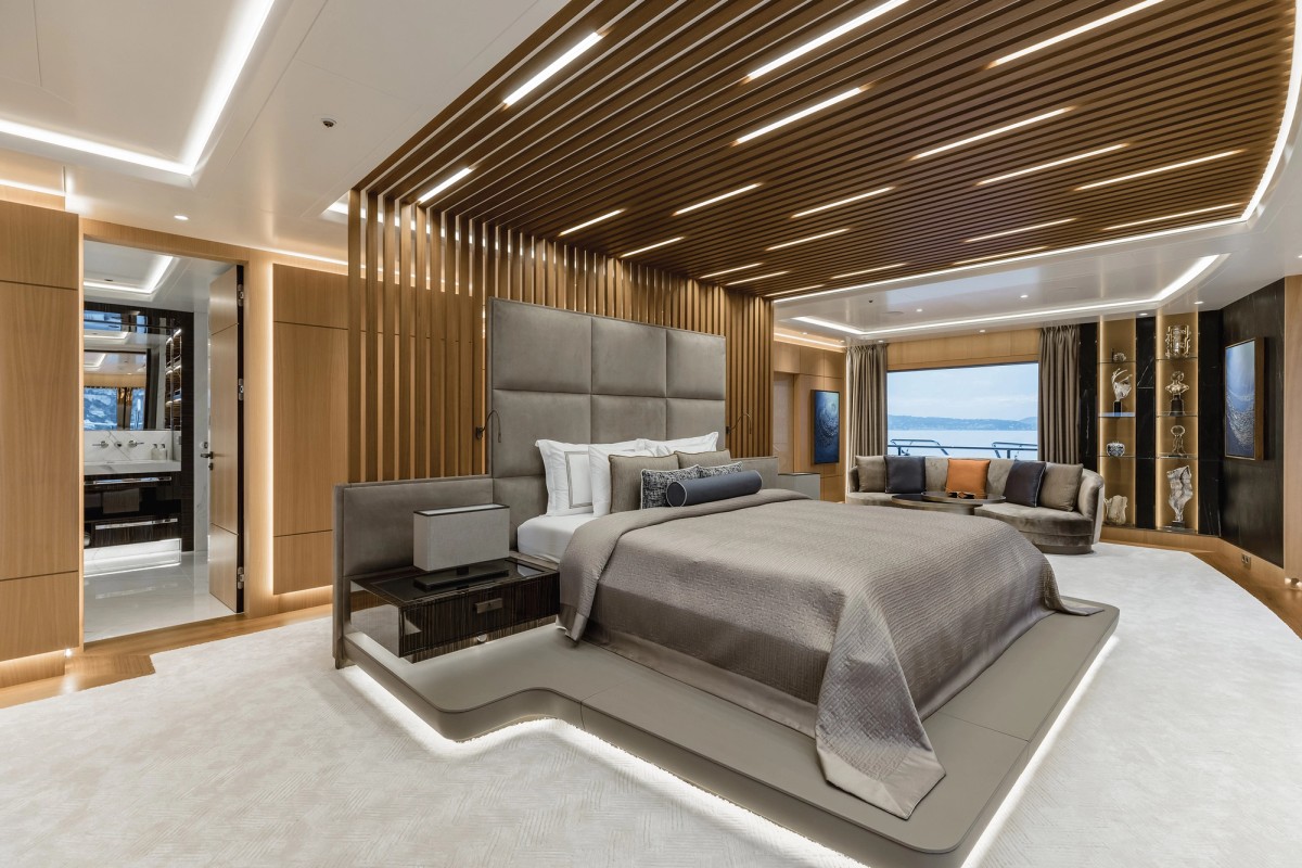 Victorious, 85m new build superyacht, built by AKYACHT, designed by H2 Yacht Design — photograph 27