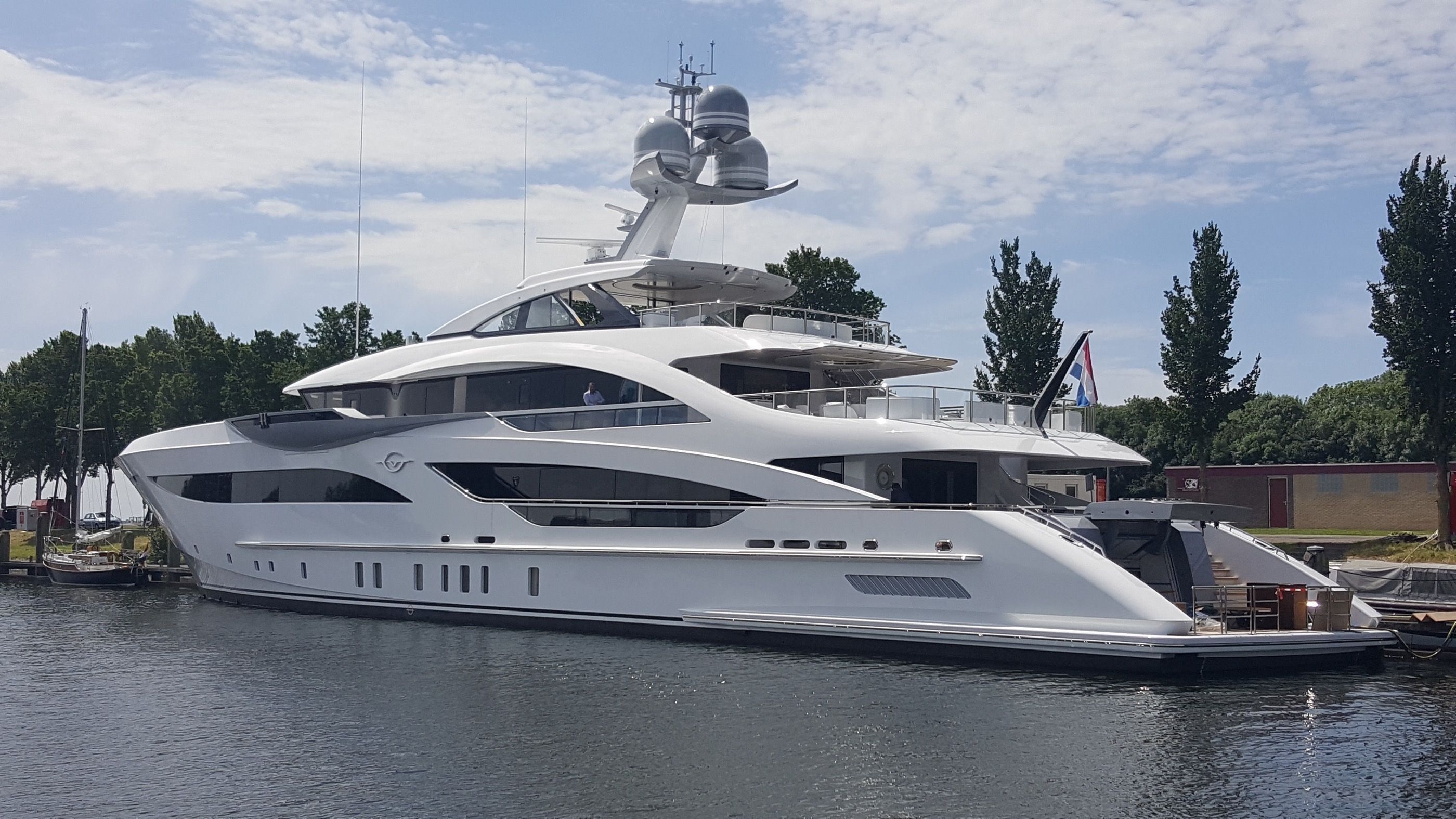 Galvas, 56m new build superyacht, built by Heesen Yachts, designed by H2 Yacht Design — photograph 2