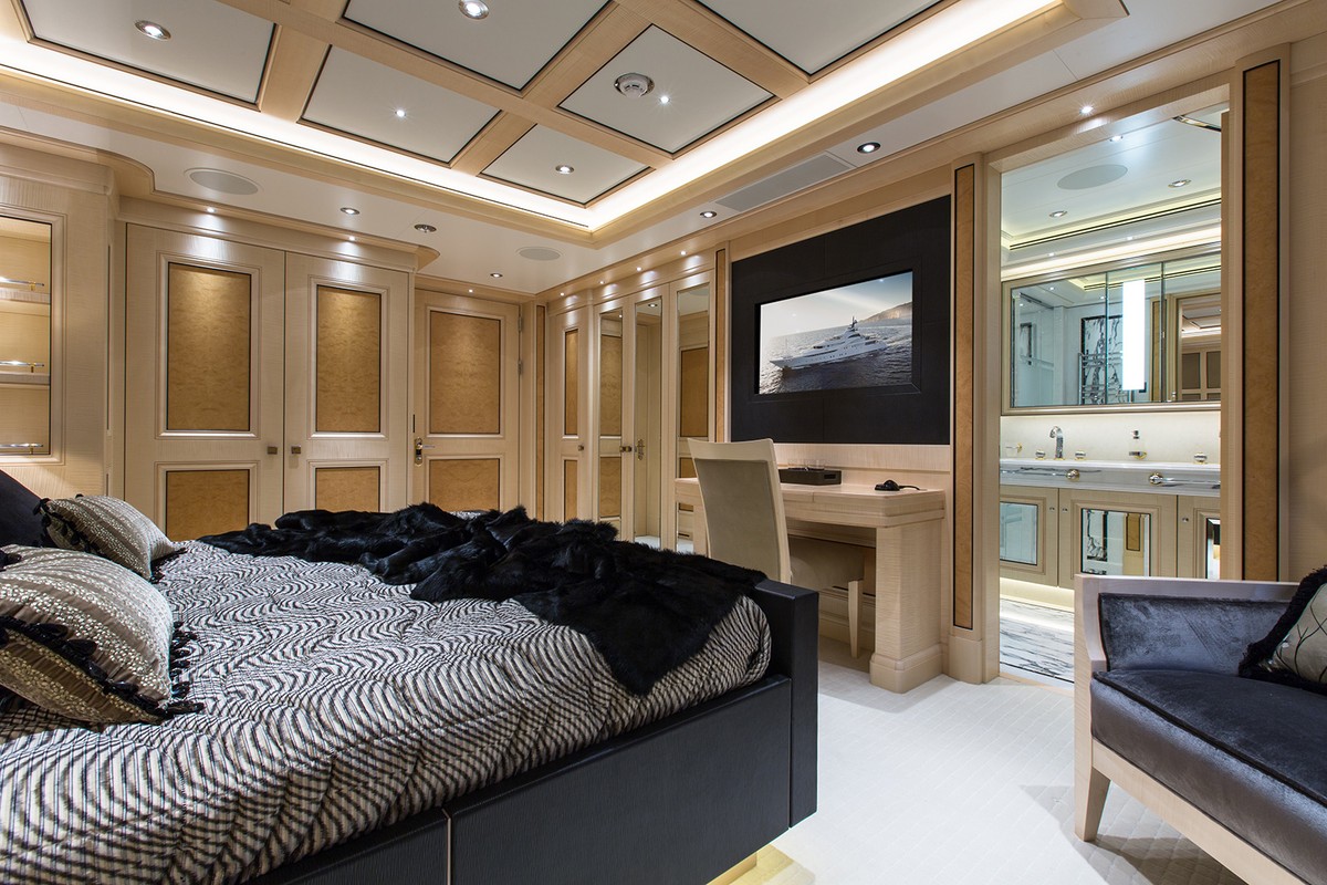 Graceful, 83m new build superyacht, built by Blohm+Voss, designed by H2 Yacht Design — photograph 15