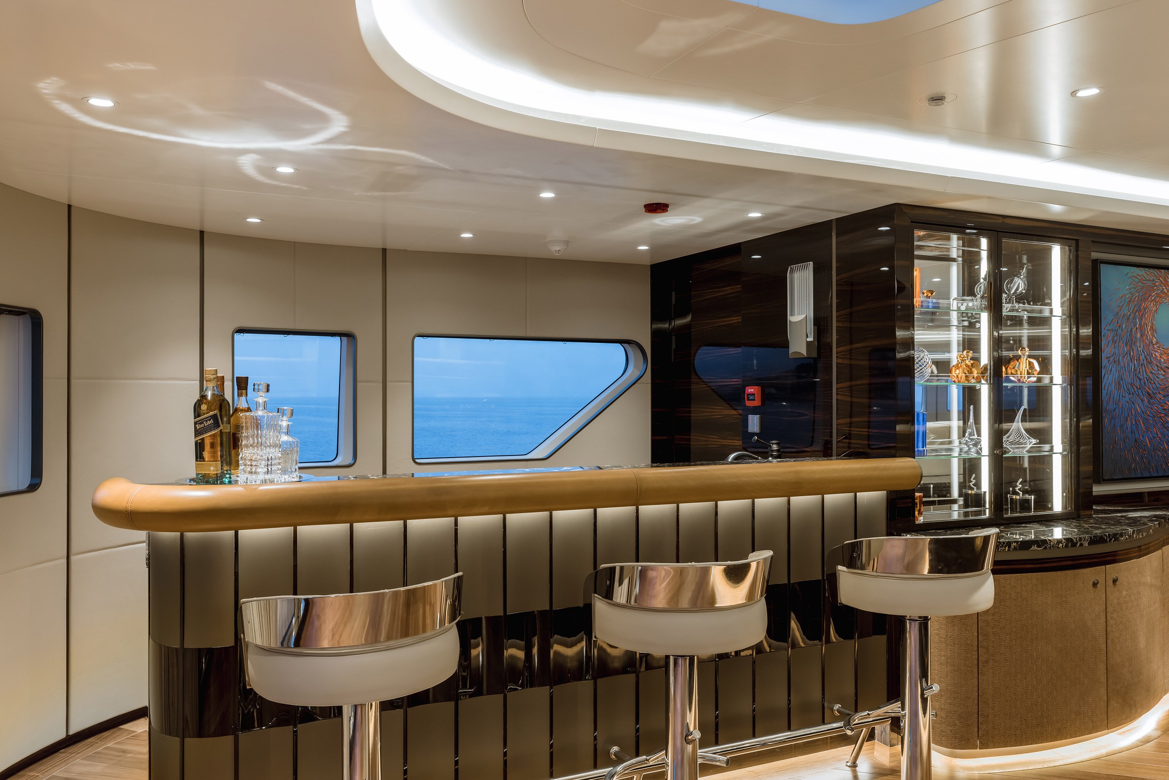 Victorious, 85m new build superyacht, built by AKYACHT, designed by H2 Yacht Design — photograph 10