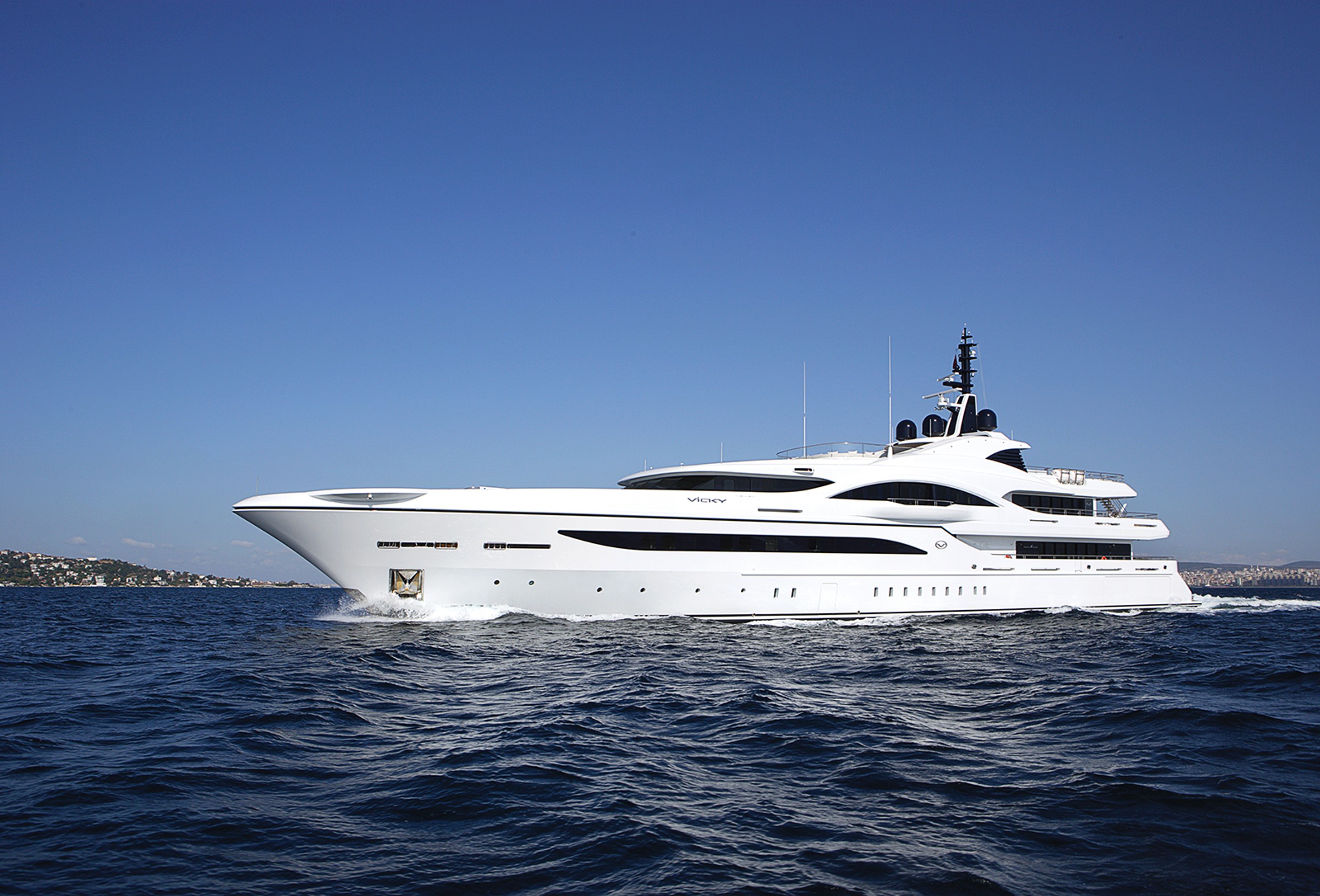 Vicky, 72.4m new build superyacht, built by Proteksan, designed by H2 Yacht Design