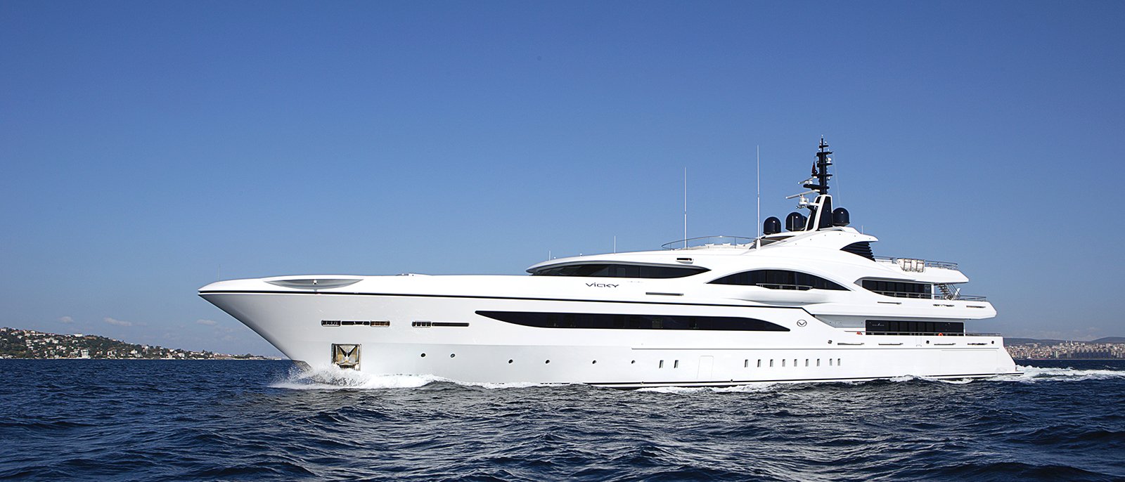 Vicky, 72.4m new build superyacht, built by Proteksan, designed by H2 Yacht Design