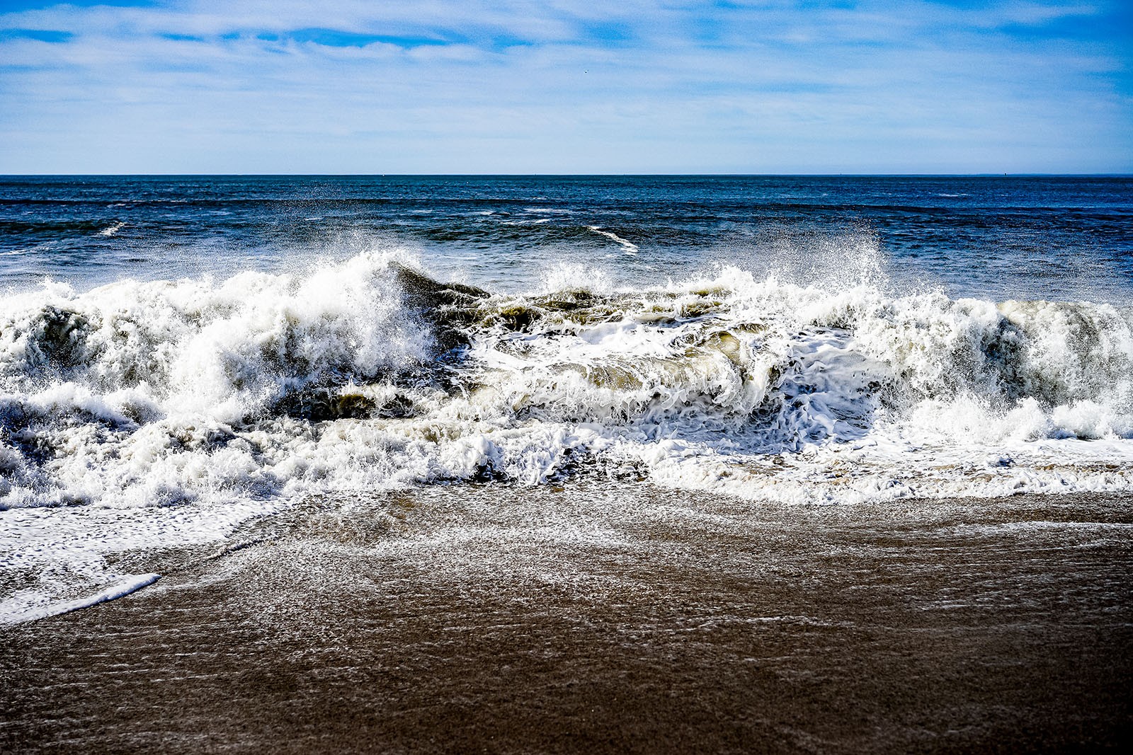 The surf of the Pacific is intense. It hits fast and relentlessly, creating ferocious ephemeral creatures of light and foam, each of them waiting for their one-hit wonder and eternal resurrection. Poplar Beach near Half Moon Bay, CA has its own rhythm, seconds have a different pace, and moments later it’s sunset, and in the car, you realize that you were listening to hours of nature's roar.