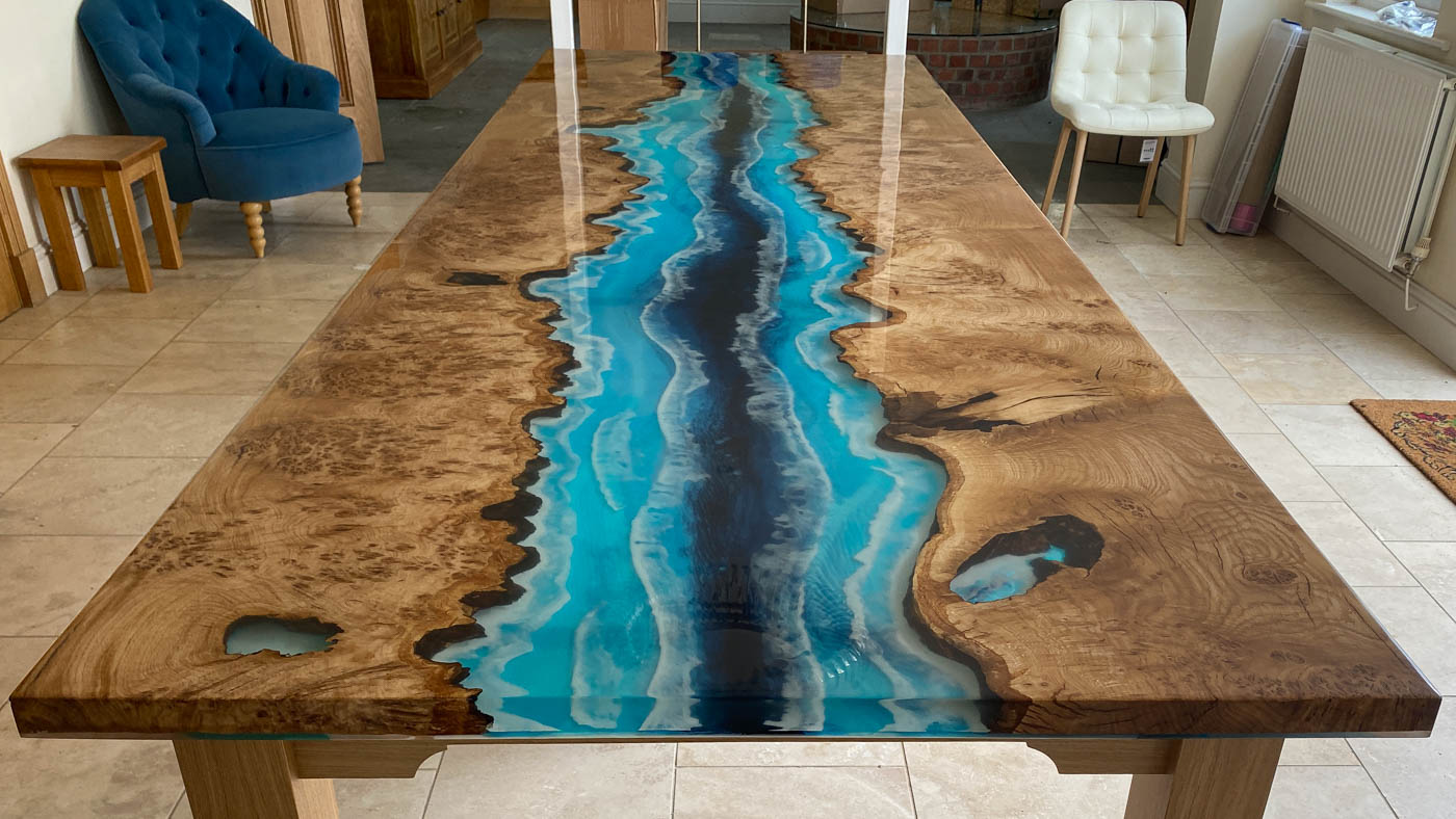 Resin-Infused Pippy Oak — Seascape Resin Infused Pippy Oak