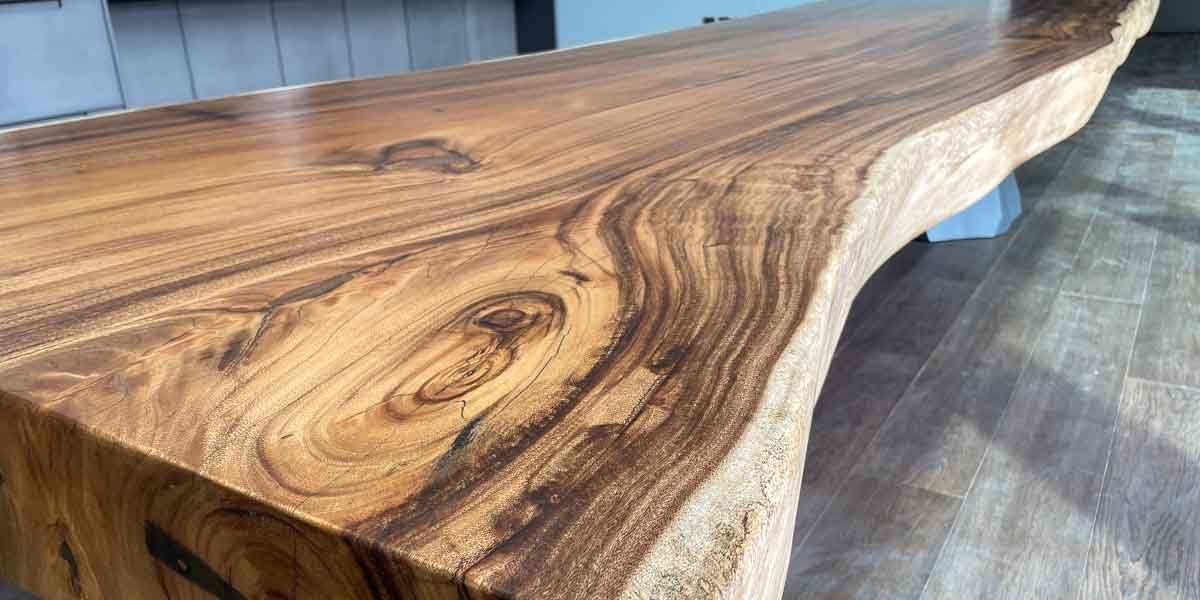 Indonesian Suar — 120mm Thick | Indonesian Suar Dining Table