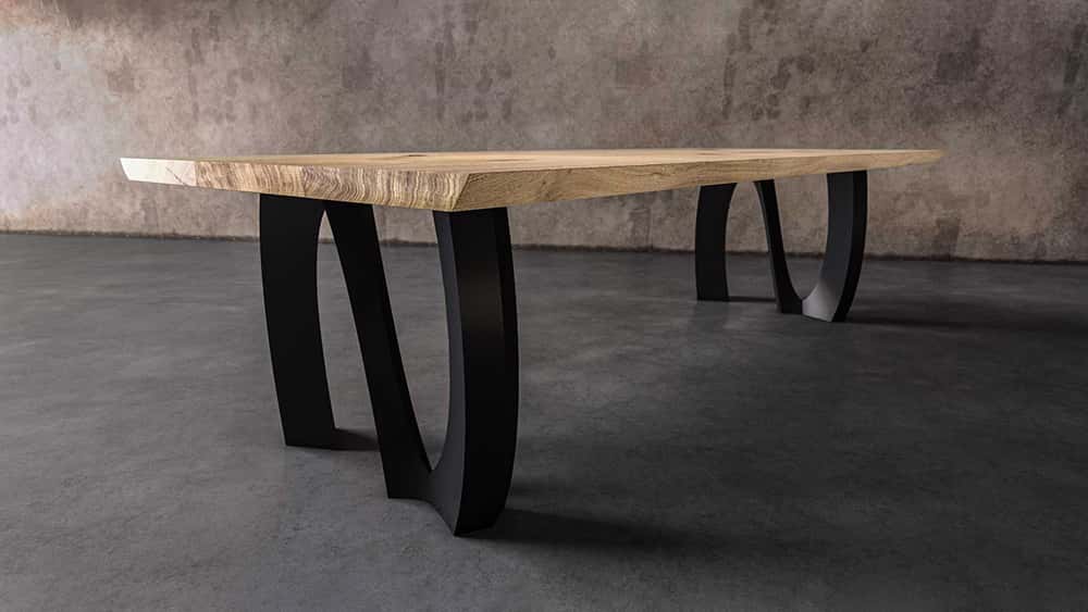 Africa dining table leg design