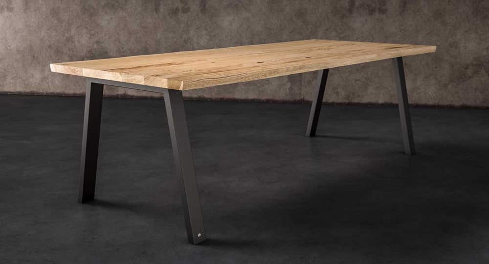 Alpha dining table leg design