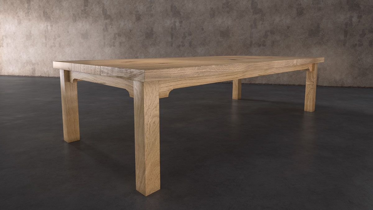Farmhouse Deluxe dining table leg design