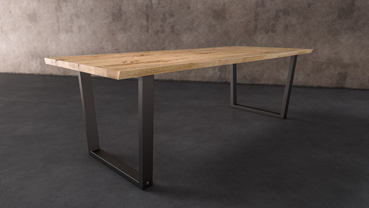 Chameleon dining table leg design