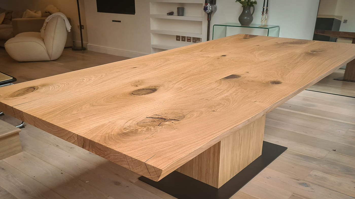 Statement French Oak — 65mm Thick | Live Edge | Natural