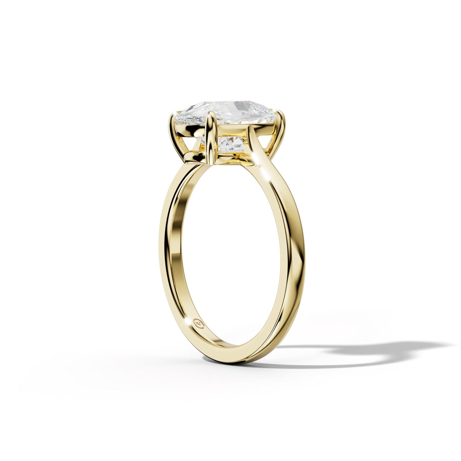 Freya Elongated Cushion Diamond Engagement Ring