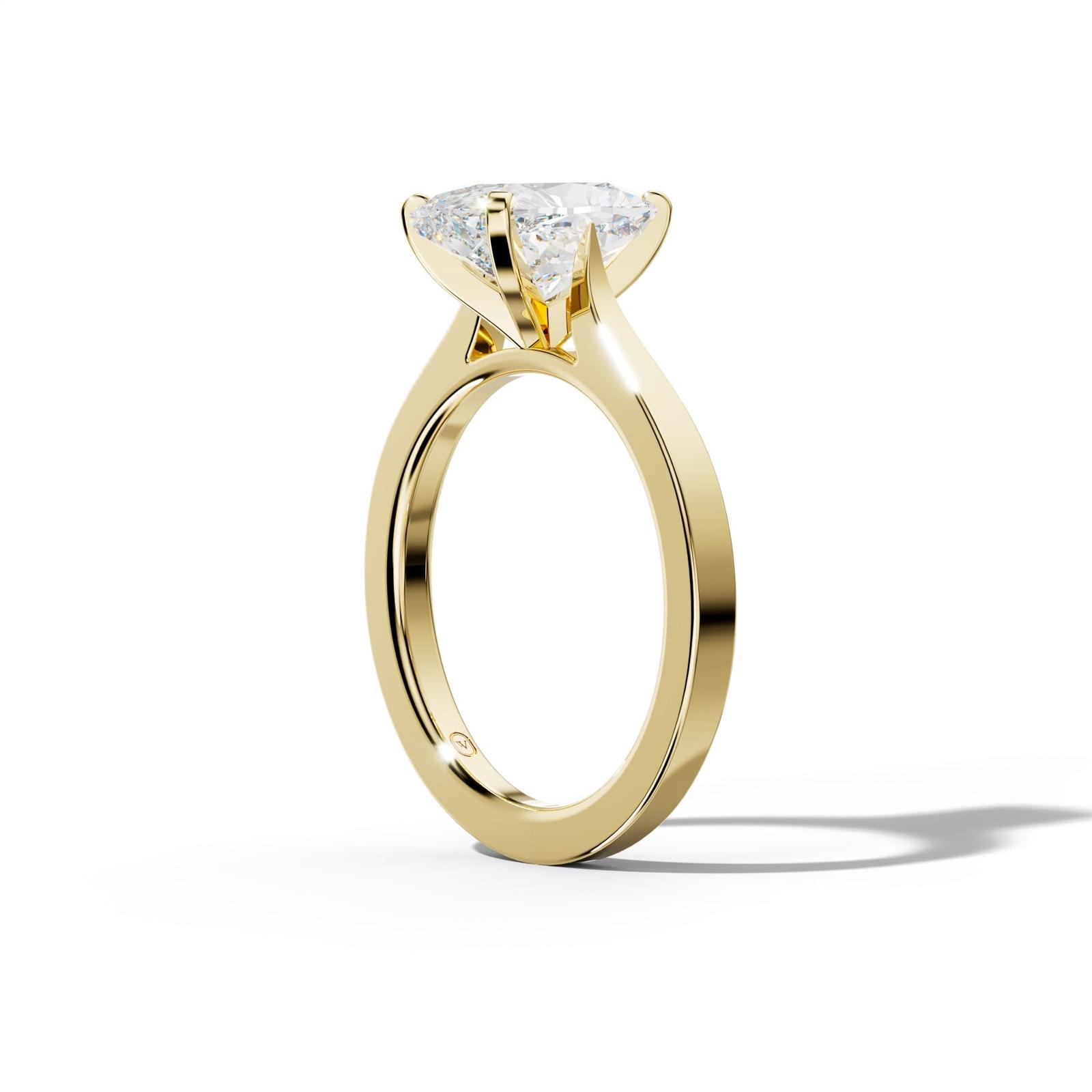 Amaya Elongated Cushion Diamond Engagement Ring