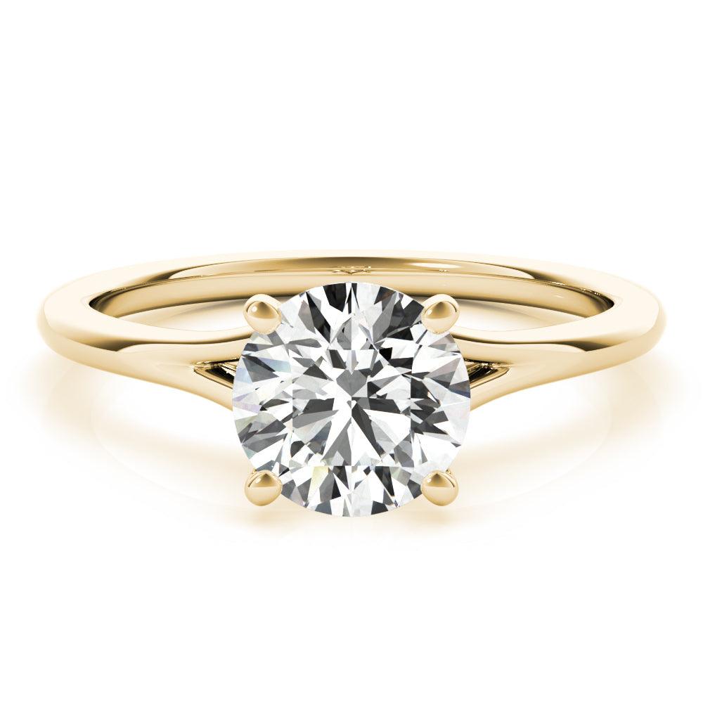 Aria Round Diamond Solitaire Engagement Ring