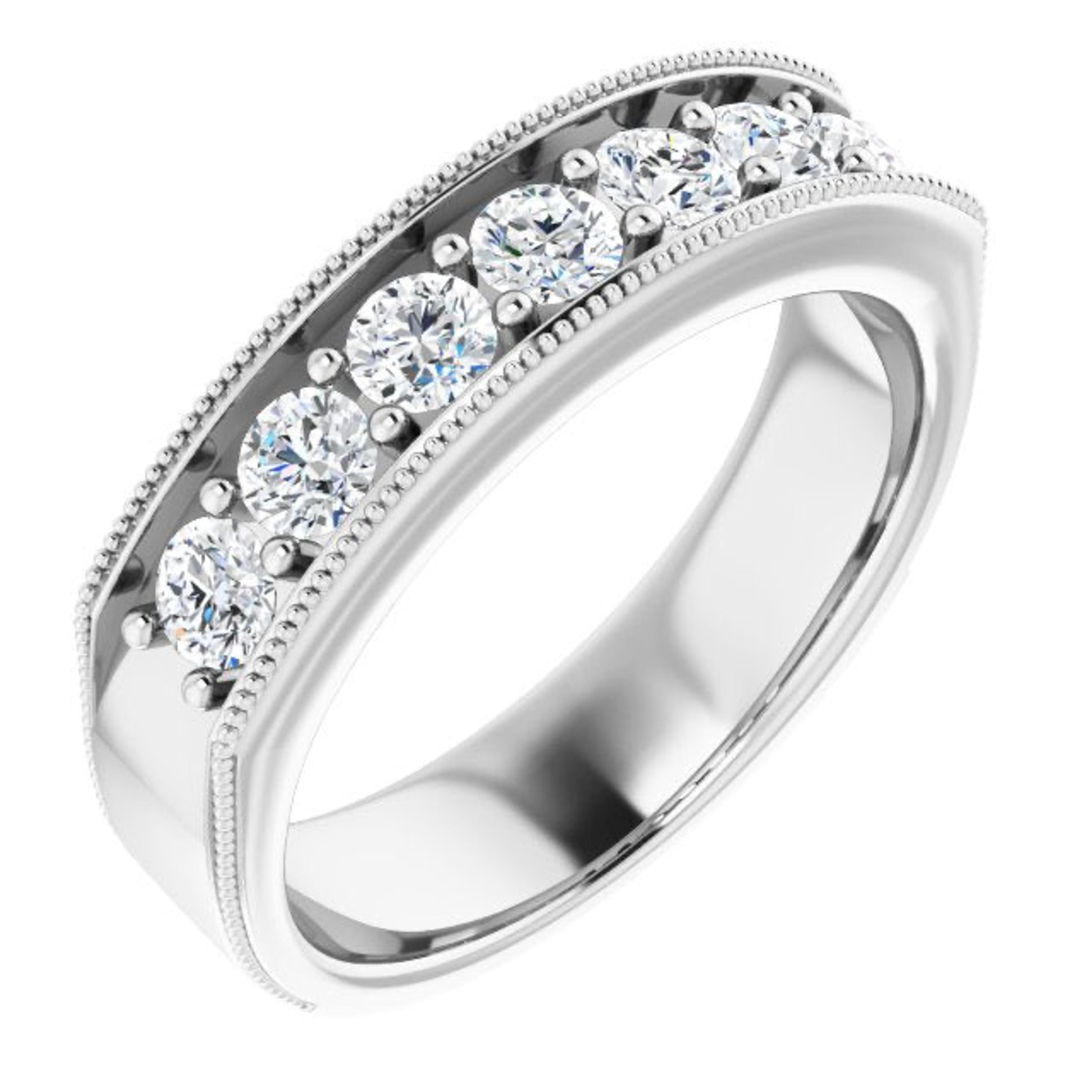 1.20 ctw Round Diamond Men's Wedding Ring