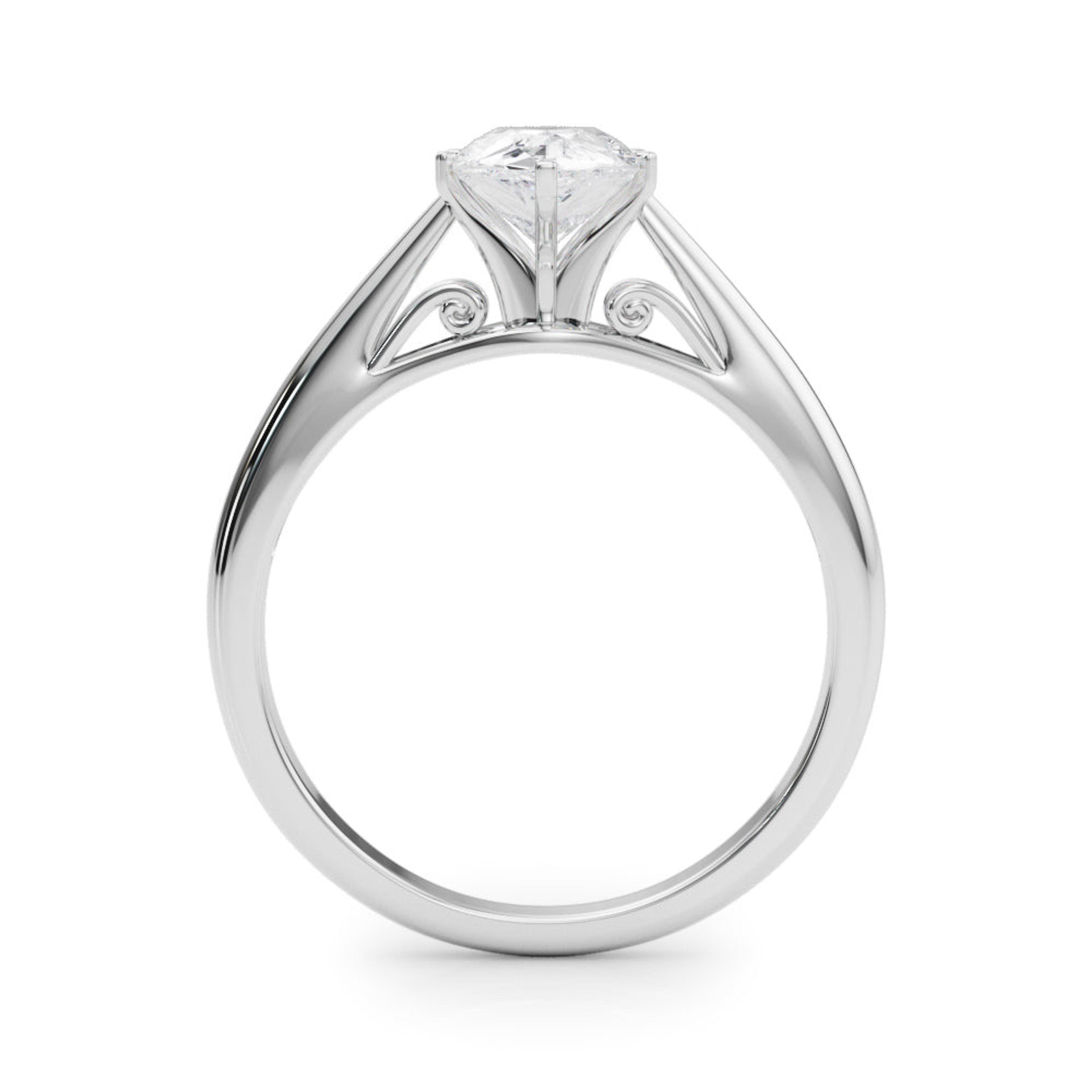 Katerina Pear Lab Grown Diamond Solitaire Engagement Ring IGI Certified