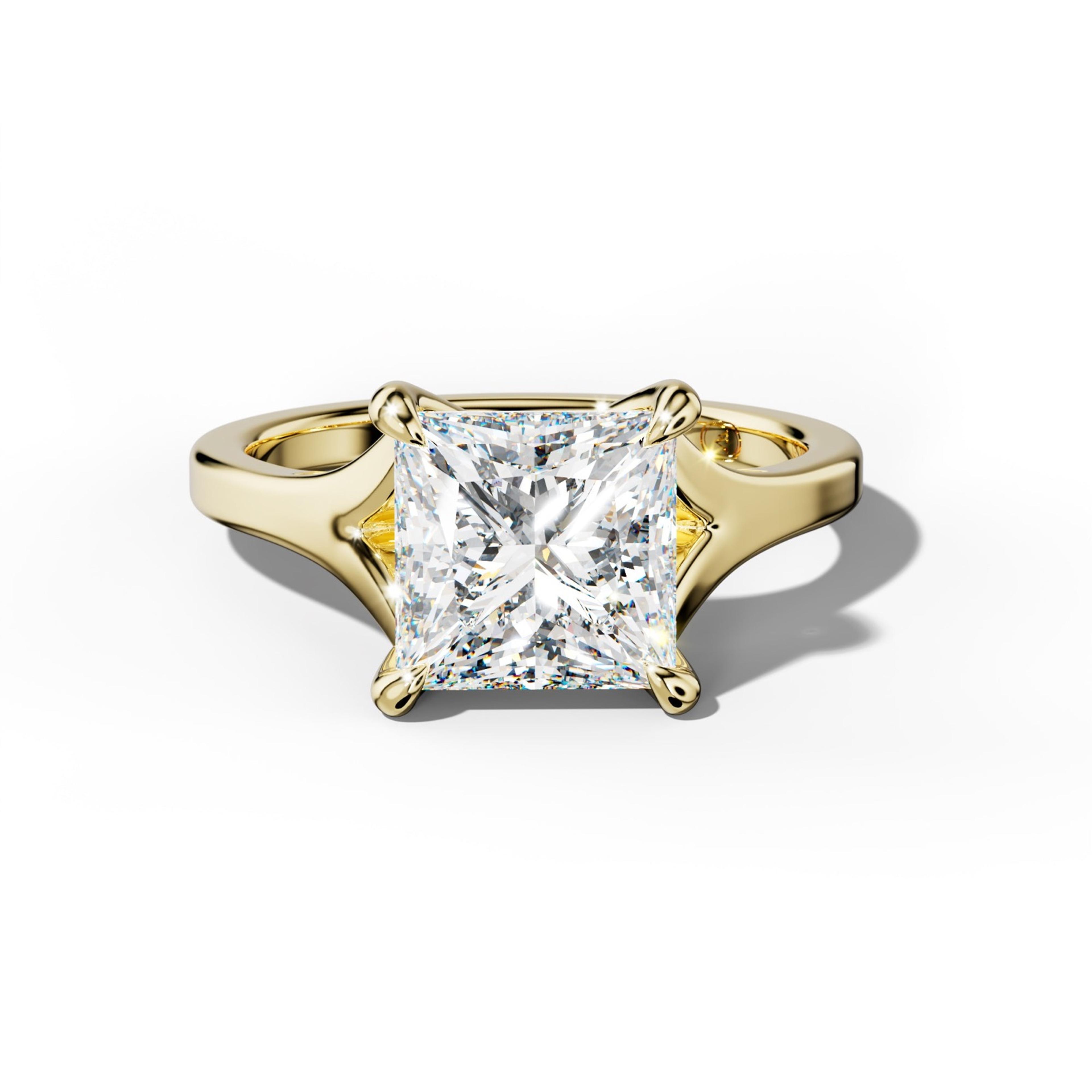 Alicia Princess Cut Engagement Ring