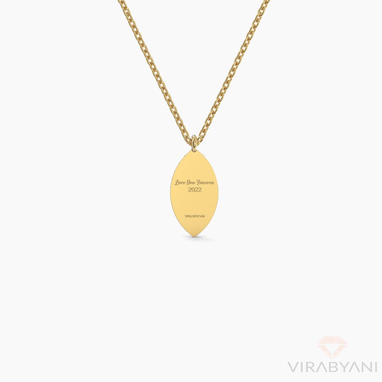 Marquise Shaped AMoré Pavé Necklace With 0.35ct. Diamonds