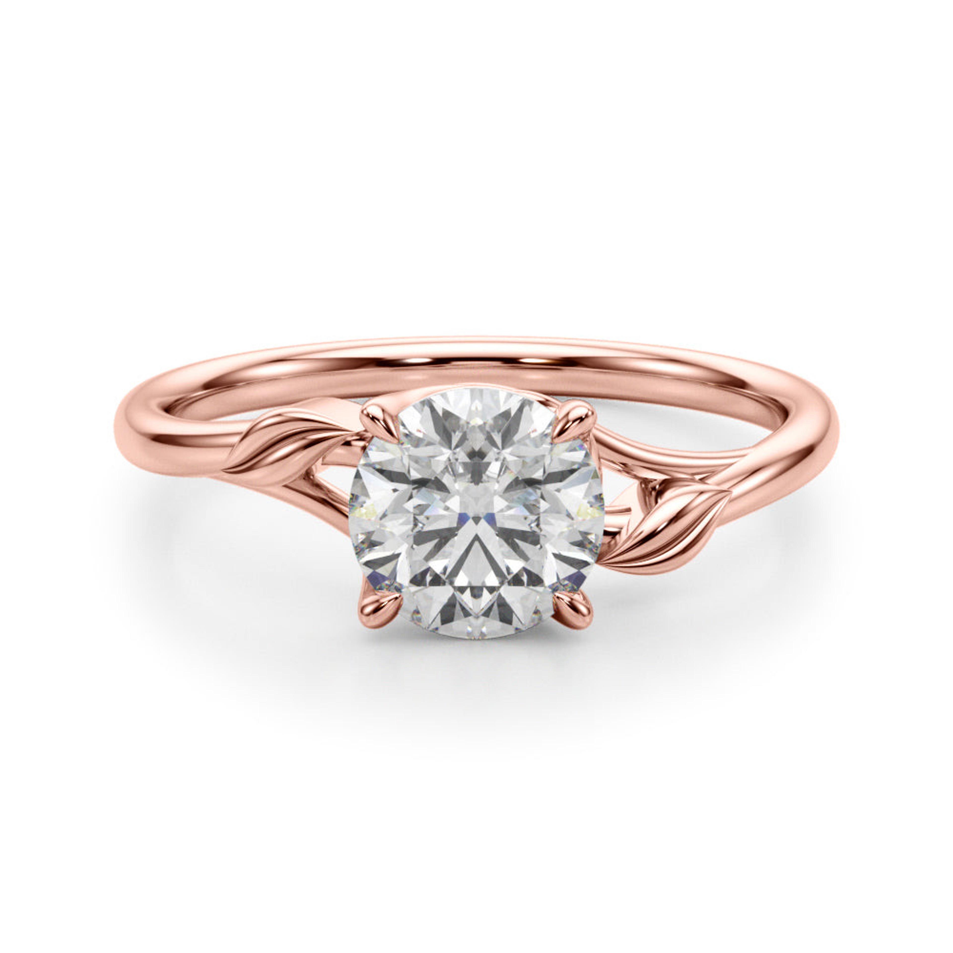 Eden Round Diamond Solitaire Engagement Ring